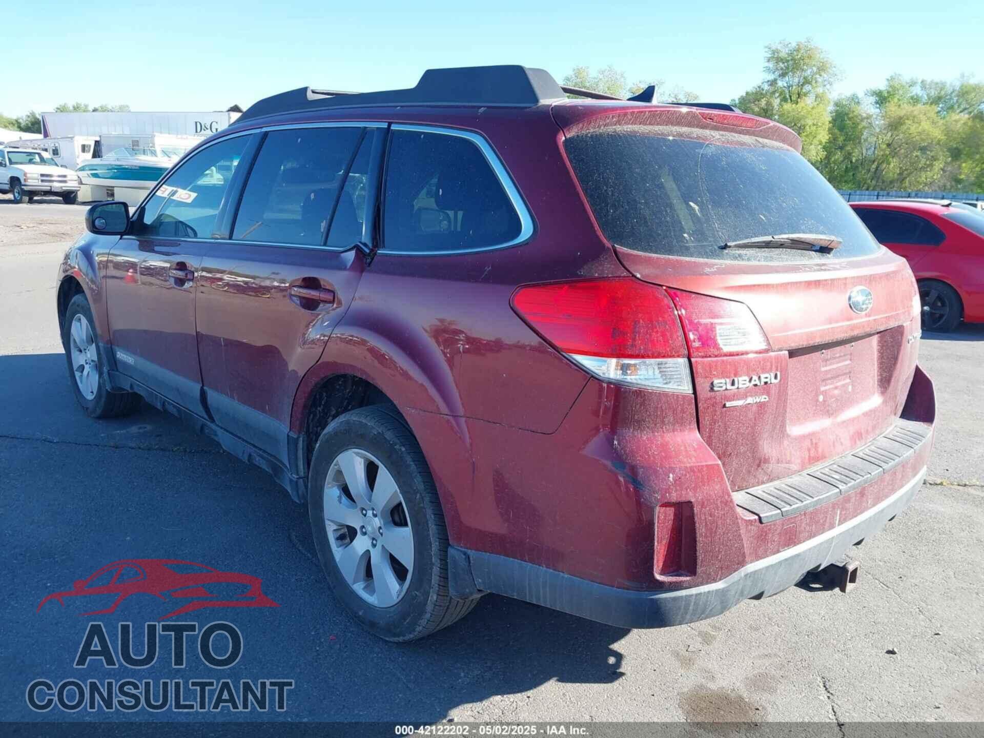 SUBARU OUTBACK 2012 - 4S4BRCFC9C3205803