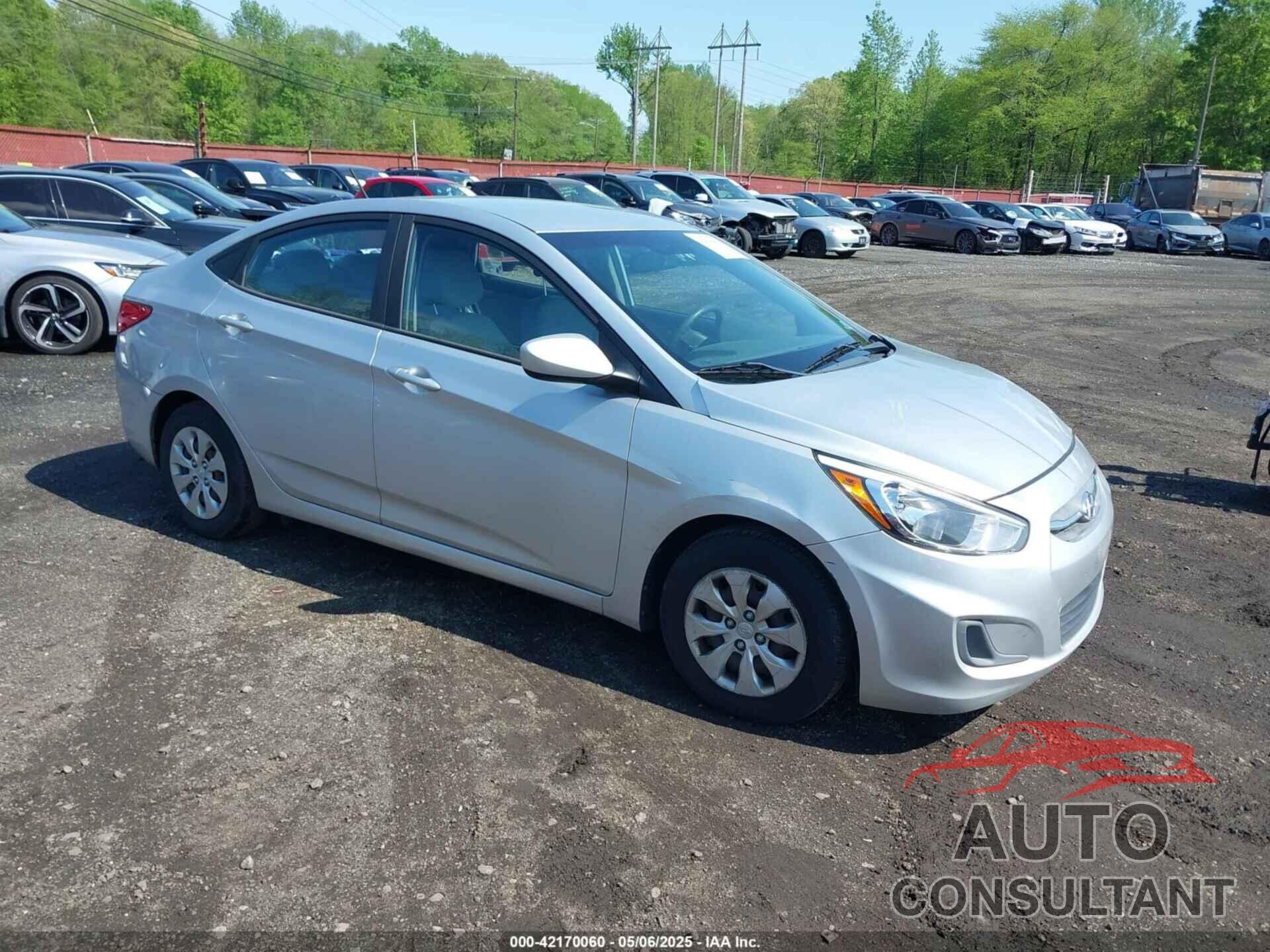 HYUNDAI ACCENT 2017 - KMHCT4AE4HU345313