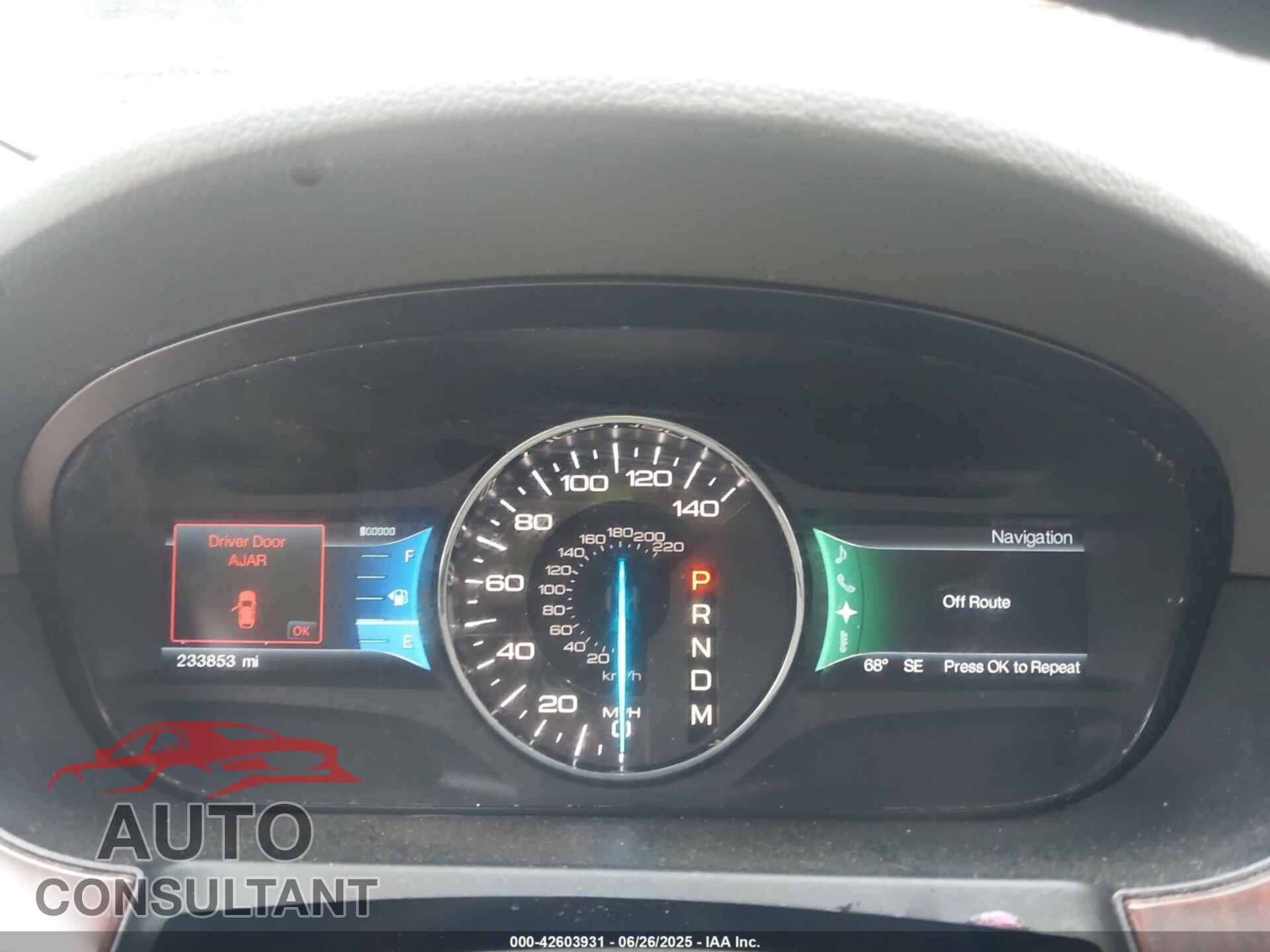 FORD EDGE 2012 - 2FMDK4KC6CBA75763