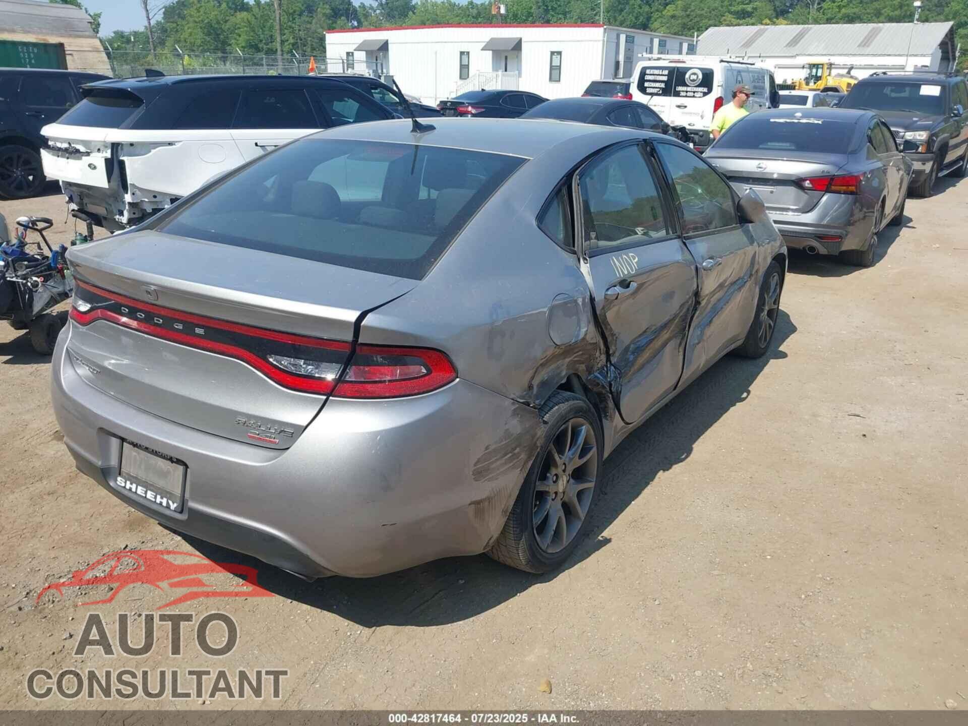 DODGE DART 2014 - 1C3CDFBB7ED861893