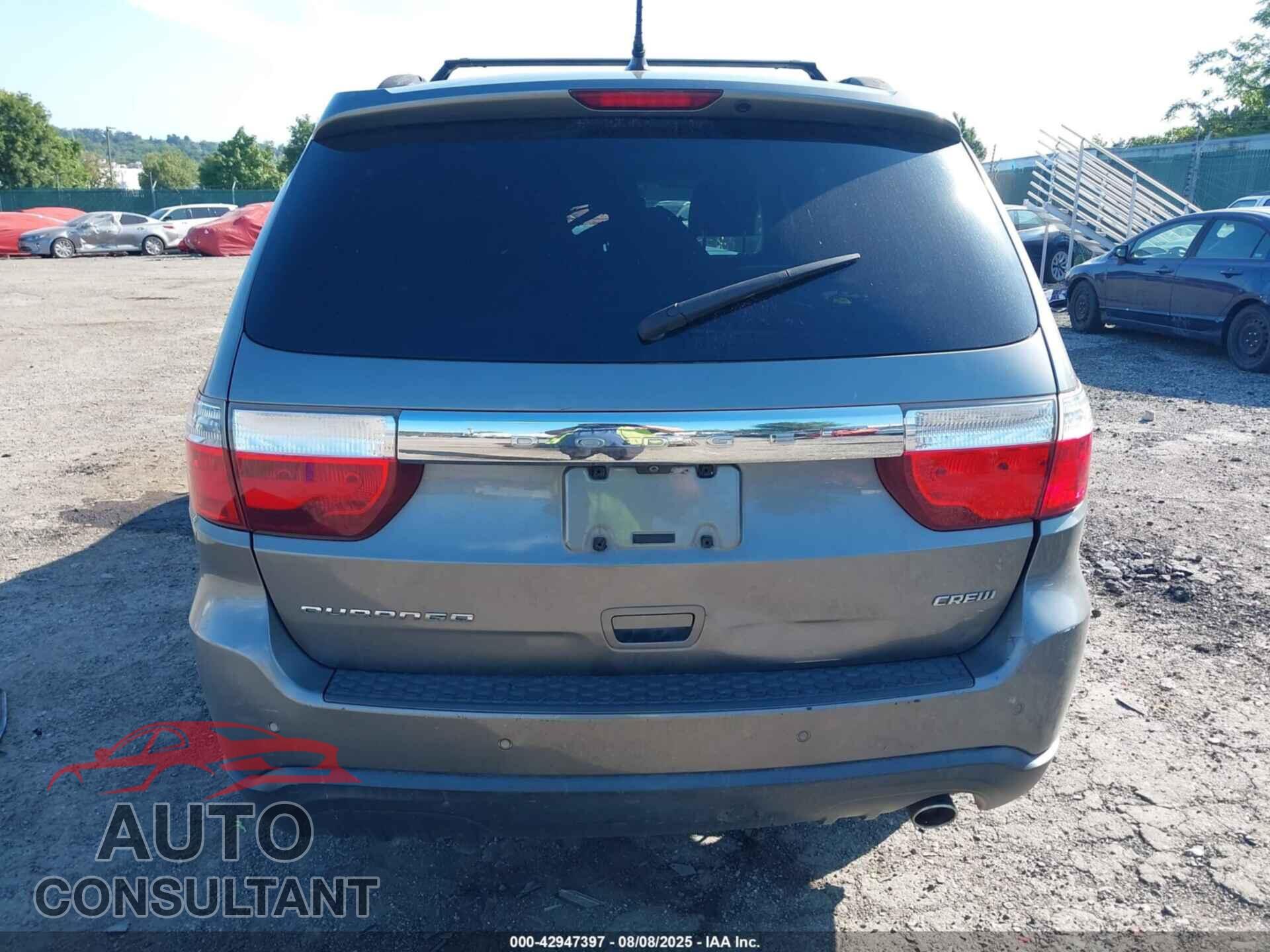 DODGE DURANGO 2011 - 1D4RD4GGXBC720352