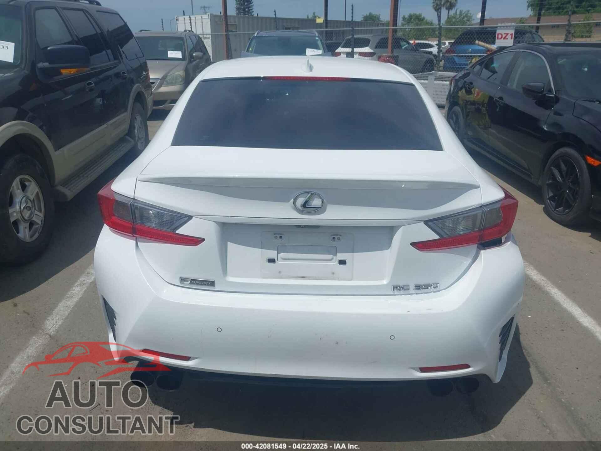 LEXUS RC 350 2015 - JTHHE5BC4F5007469