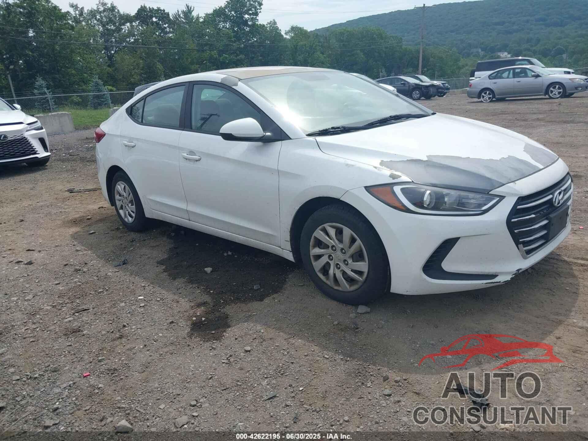 HYUNDAI ELANTRA 2017 - 5NPD74LF5HH162984