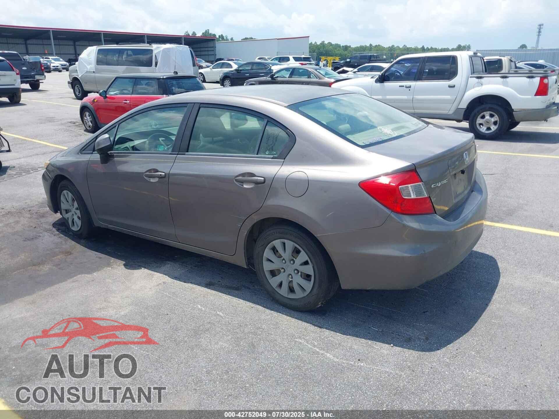 HONDA CIVIC 2012 - JHMFB2F56CS001454