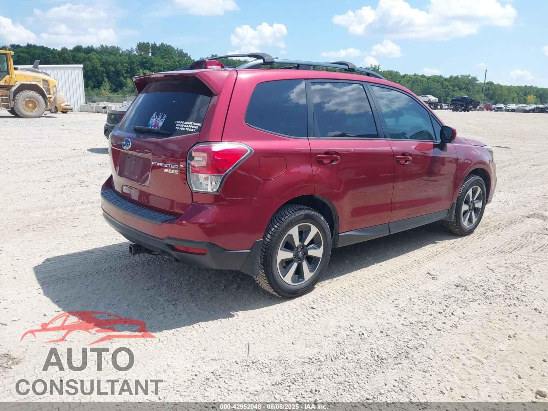 SUBARU FORESTER 2017 - JF2SJAEC8HH474131