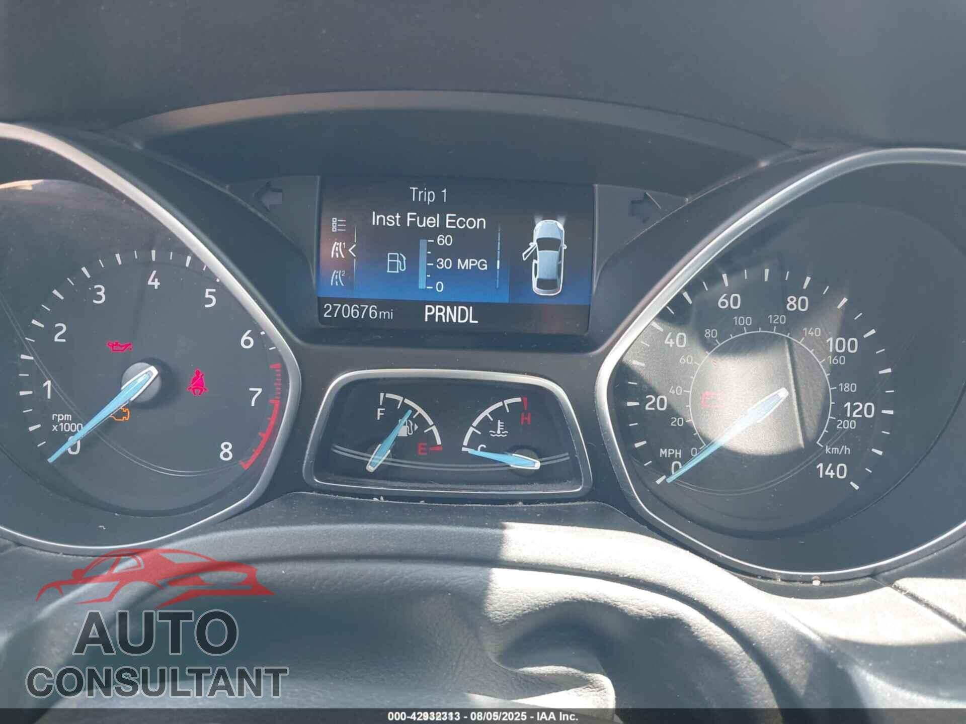 FORD FOCUS 2016 - 1FADP3E24GL372254