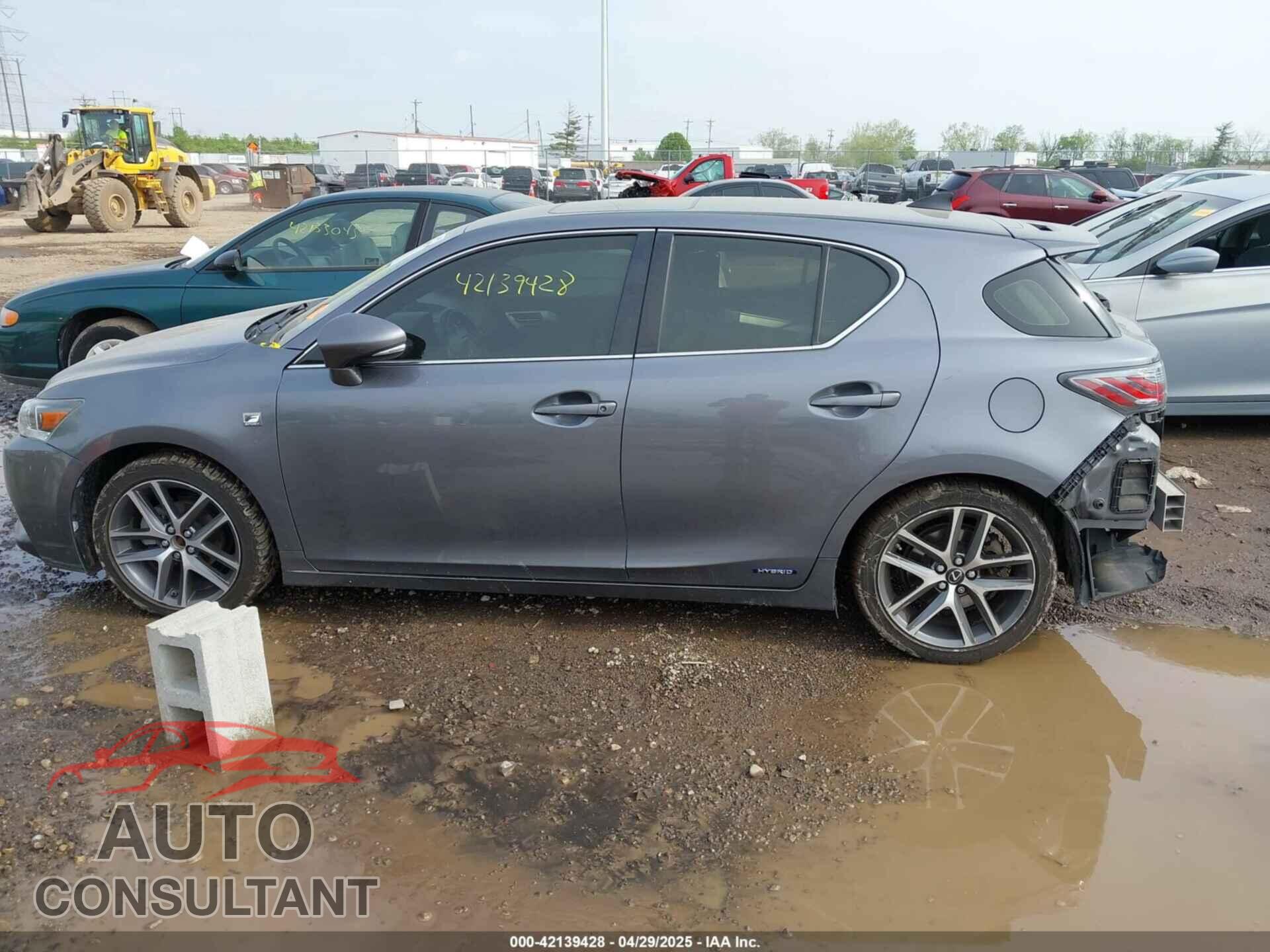 LEXUS CT 200H 2014 - JTHKD5BH4E2201617