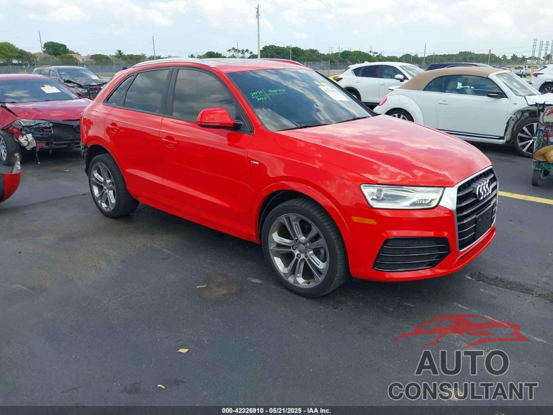 AUDI Q3 2018 - WA1BCCFS1JR005466