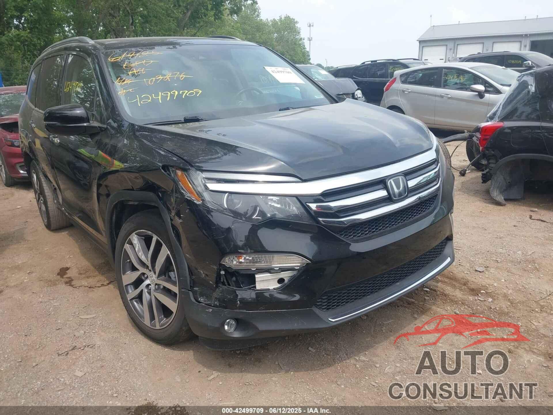 HONDA PILOT 2016 - 5FNYF6H00GB103276