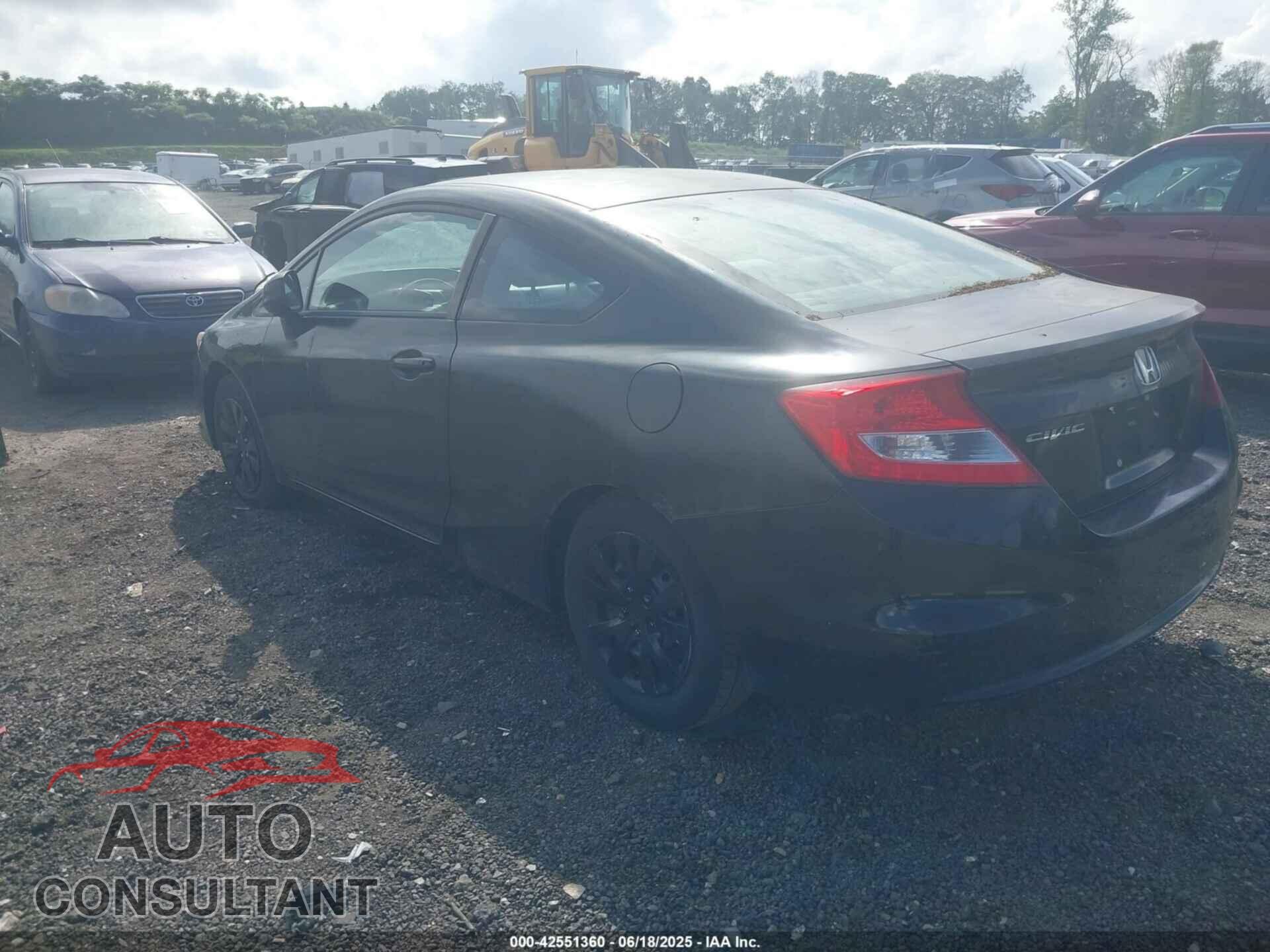 HONDA CIVIC 2012 - 2HGFG3B57CH541614