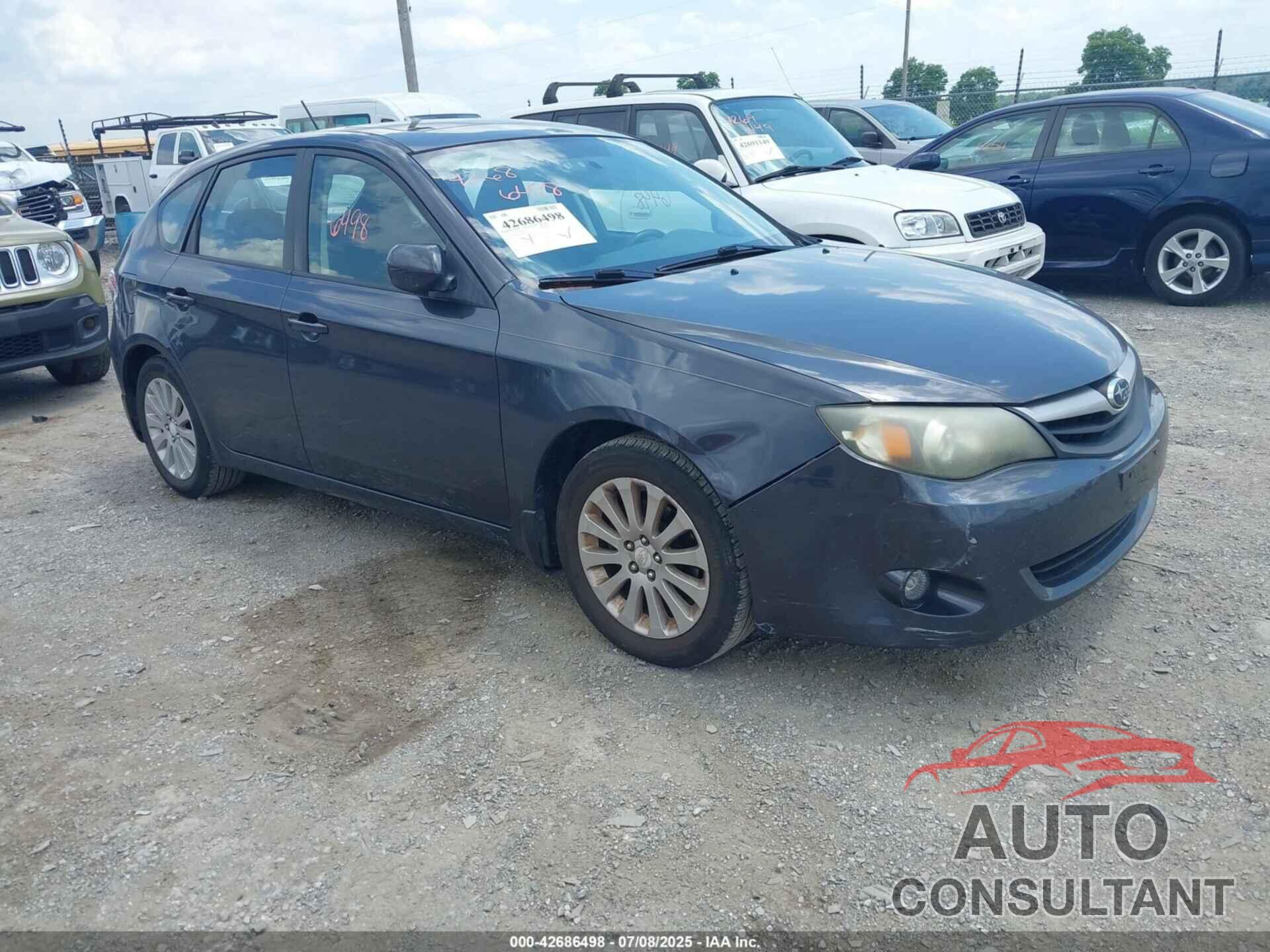 SUBARU IMPREZA 2010 - JF1GH6B64AH825396