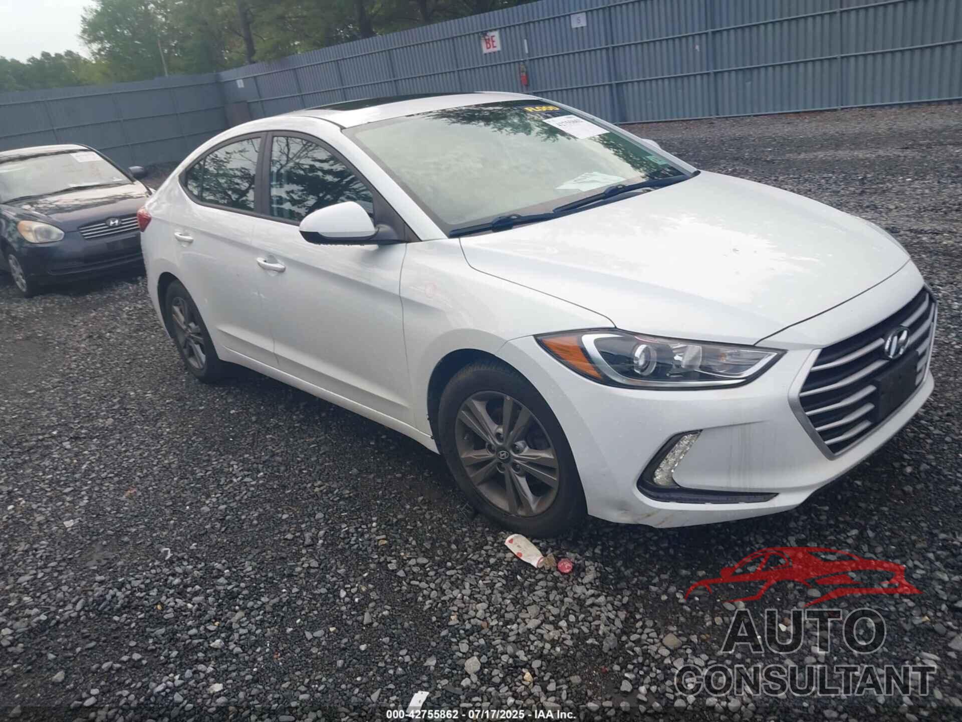 HYUNDAI ELANTRA 2018 - 5NPD84LF7JH397342