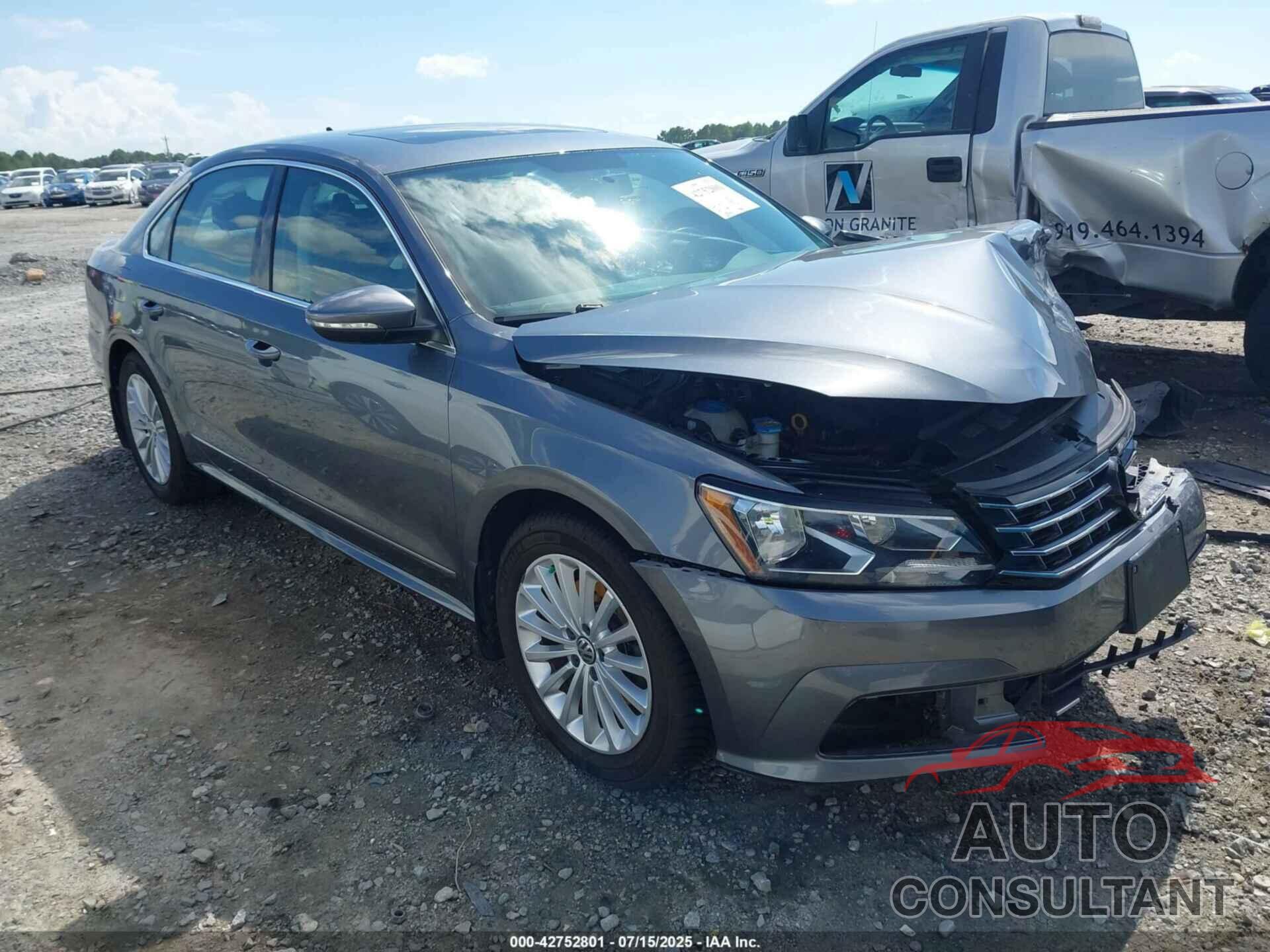 VOLKSWAGEN PASSAT 2016 - 1VWBT7A33GC048504