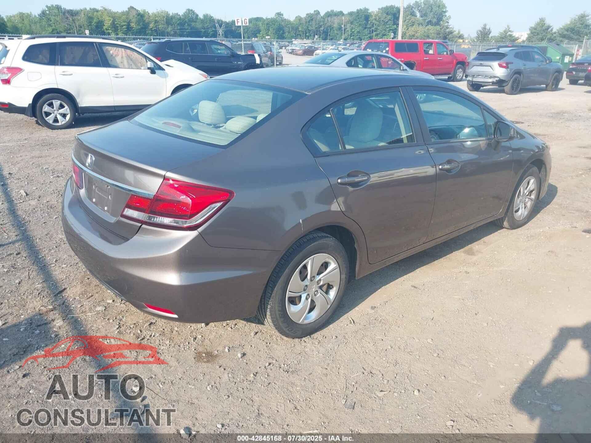 HONDA CIVIC 2013 - 2HGFB2F53DH552162