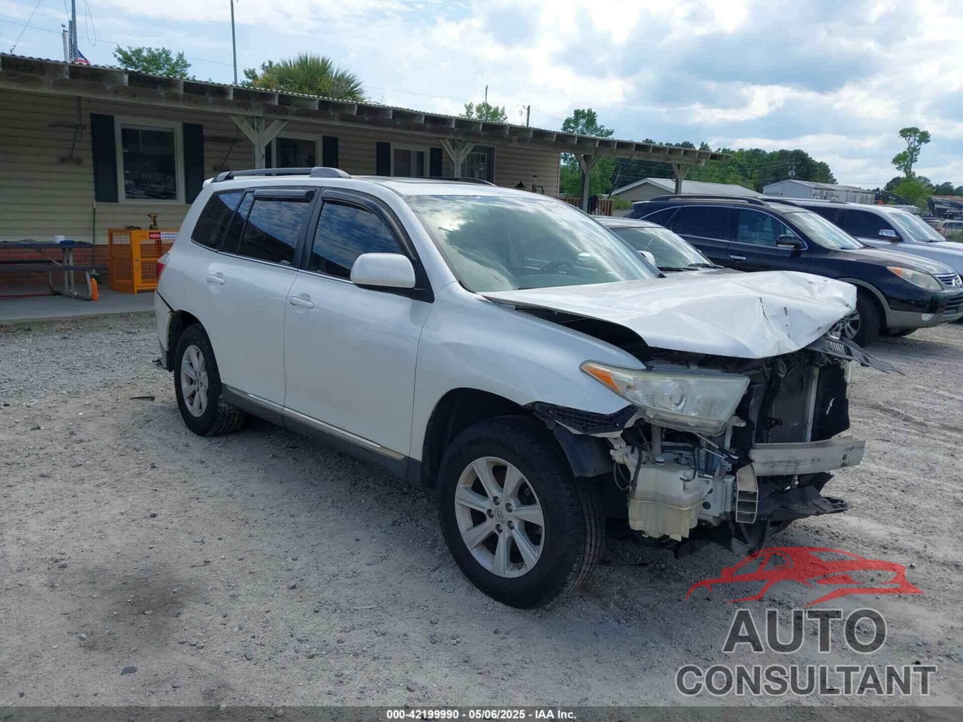 TOYOTA HIGHLANDER 2013 - 5TDZK3EHXDS092478