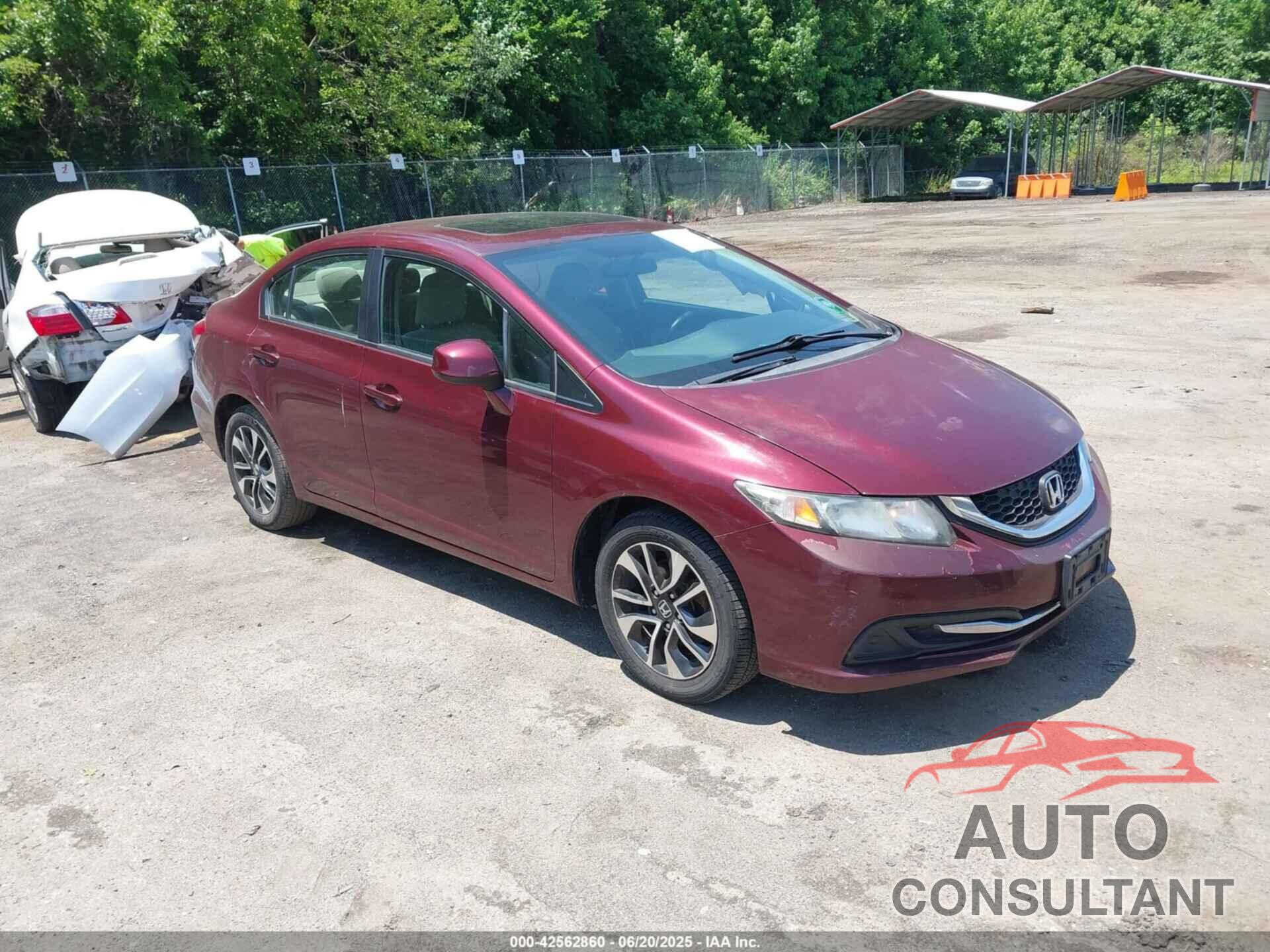 HONDA CIVIC 2013 - 2HGFB2F87DH535844