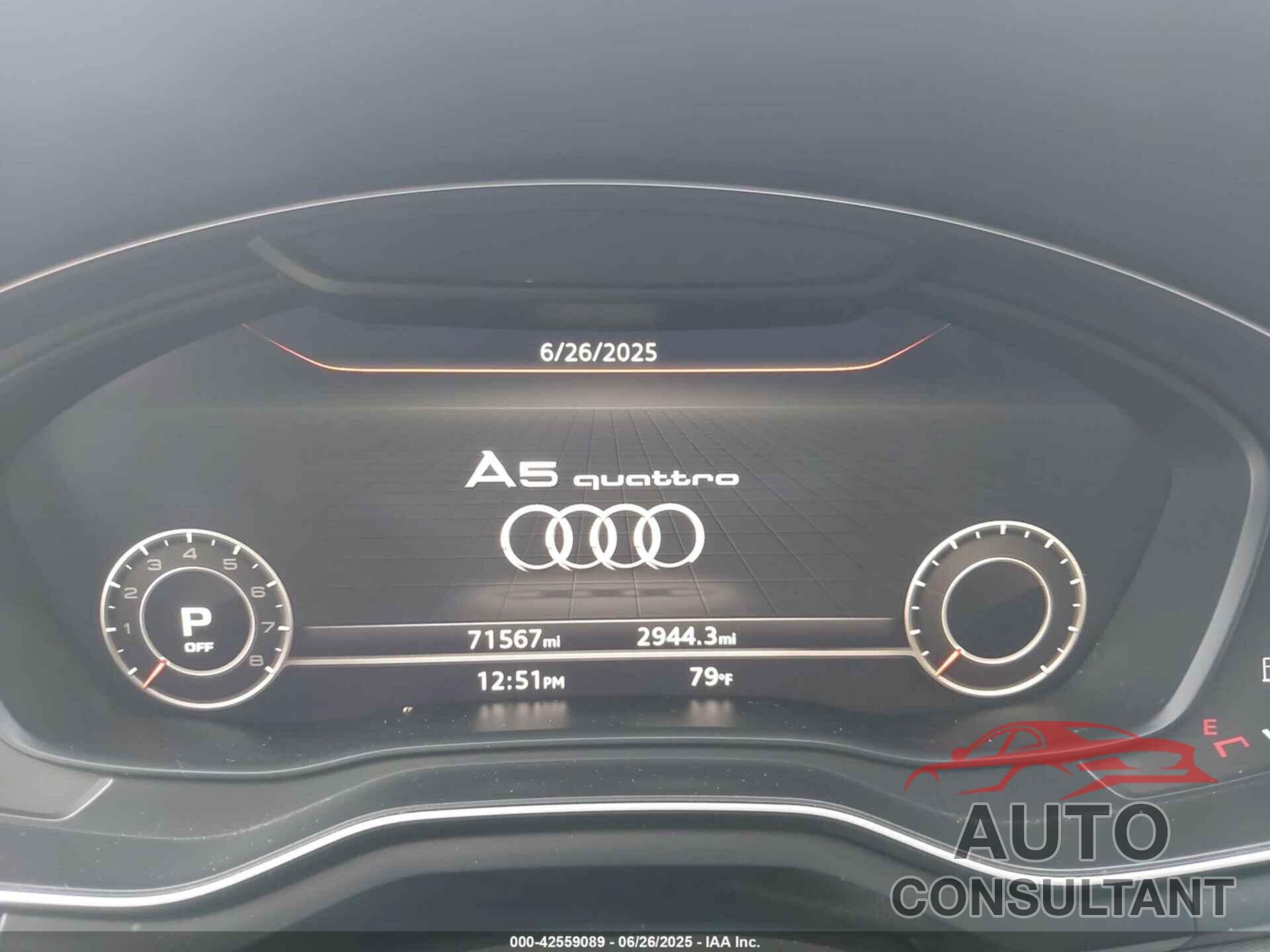AUDI A5 2018 - WAUBNCF53JA087237