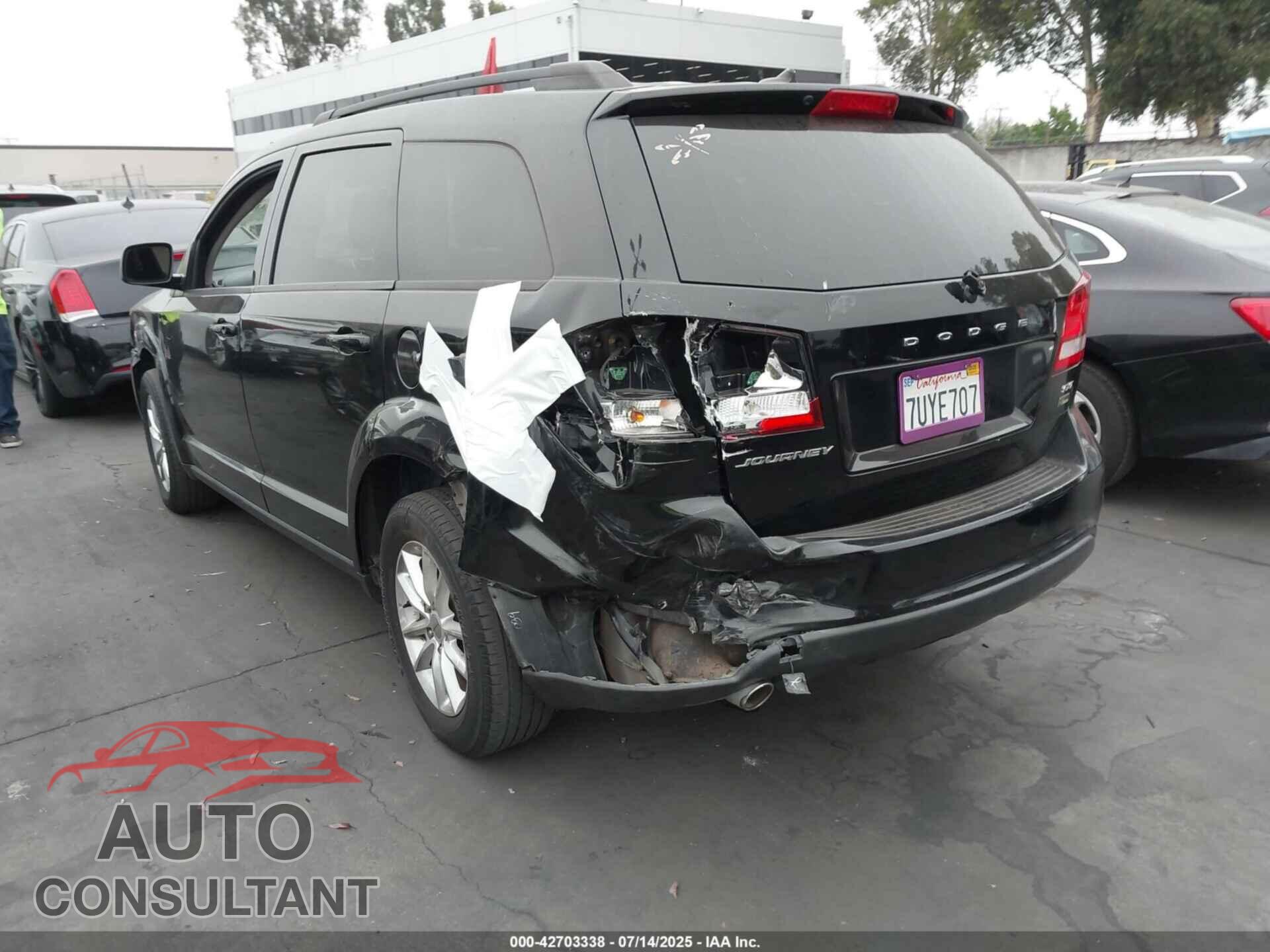 DODGE JOURNEY 2017 - 3C4PDCBG3HT518052