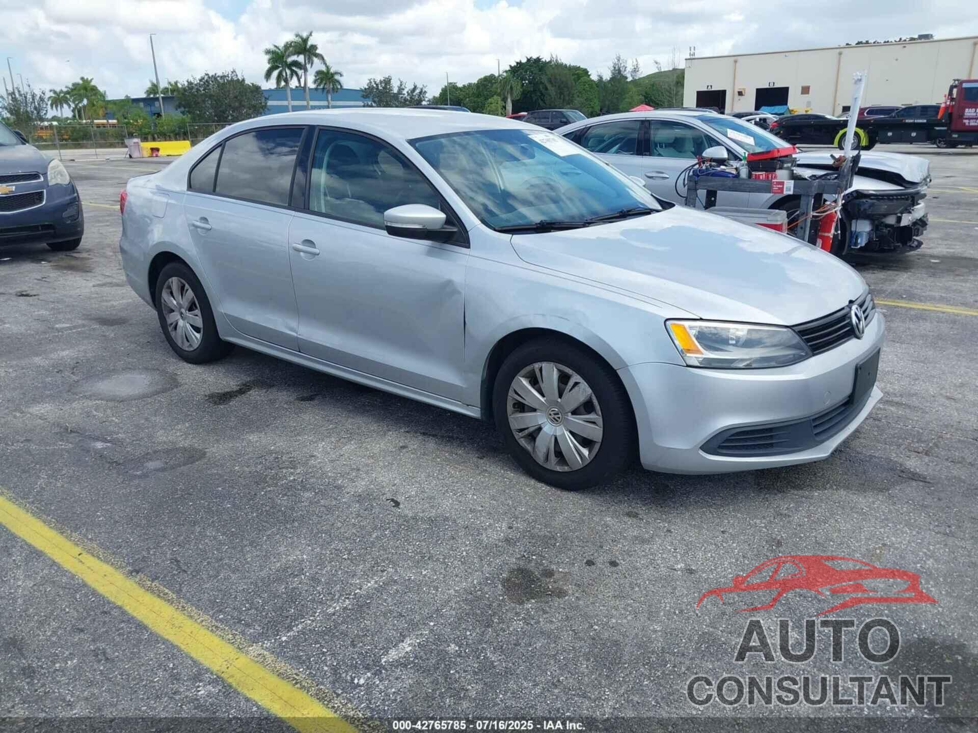 VOLKSWAGEN JETTA 2012 - 3VWDP7AJ1CM123480