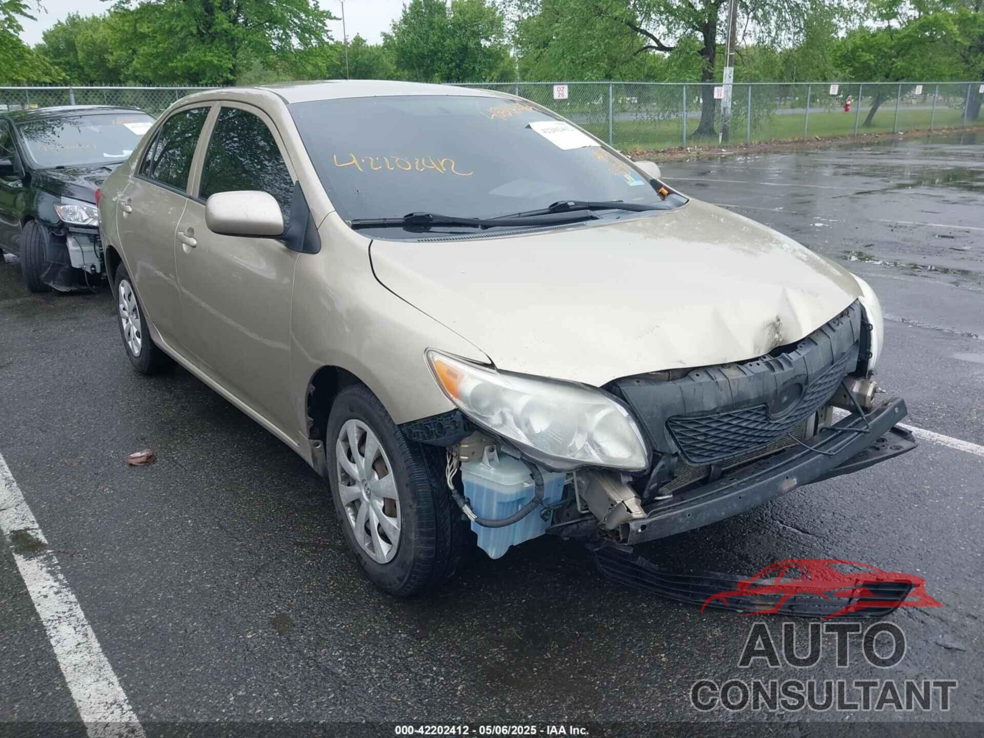 TOYOTA COROLLA 2009 - 1NXBU40E09Z081437