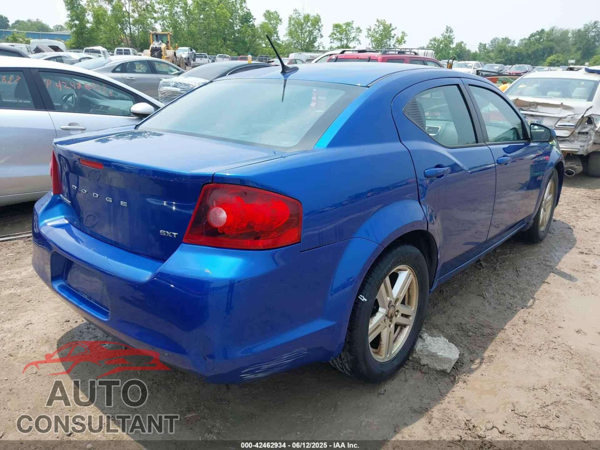 DODGE AVENGER 2012 - 1C3CDZCB3CN227794