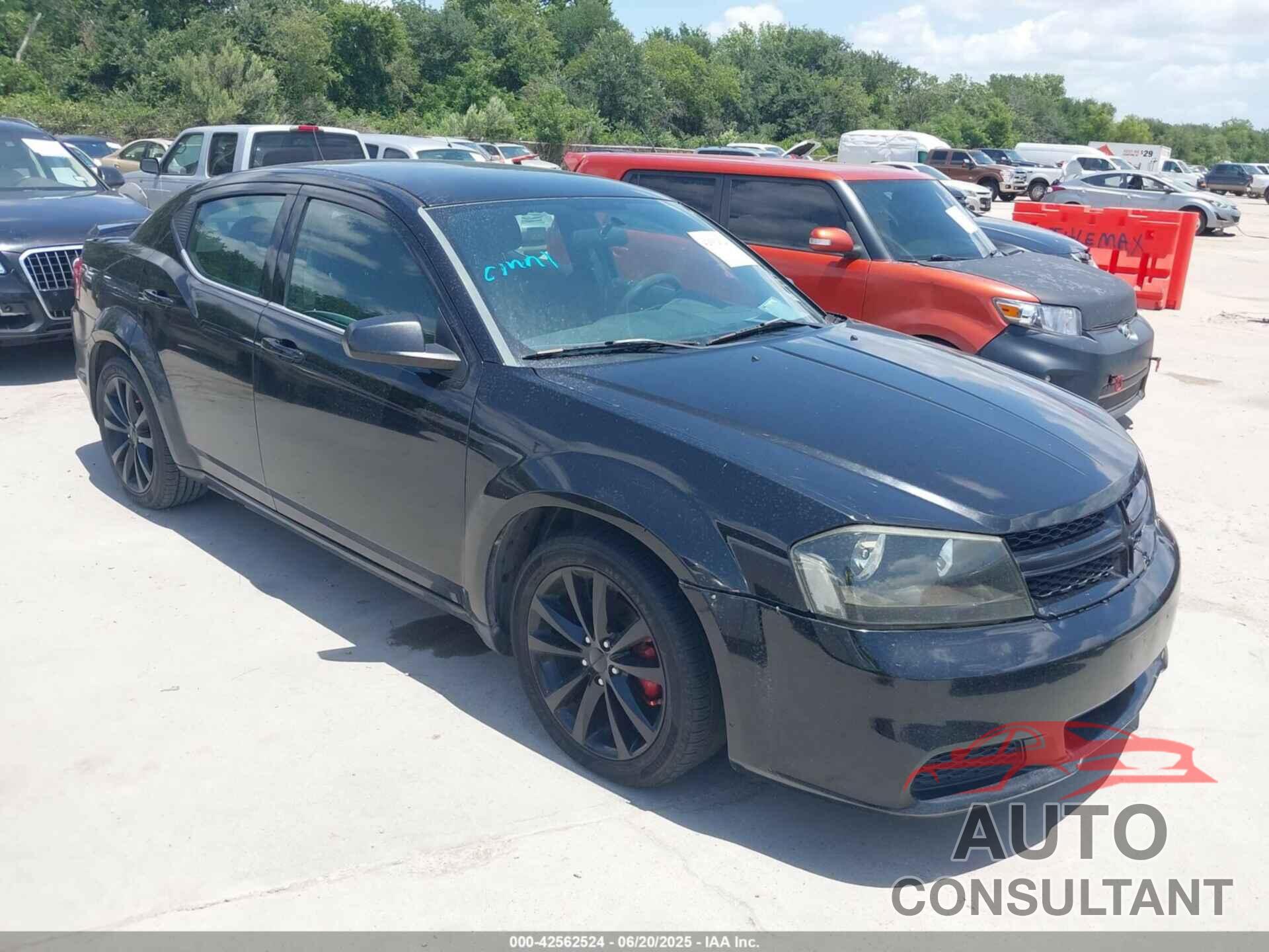 DODGE AVENGER 2013 - 1C3CDZAG6DN748220