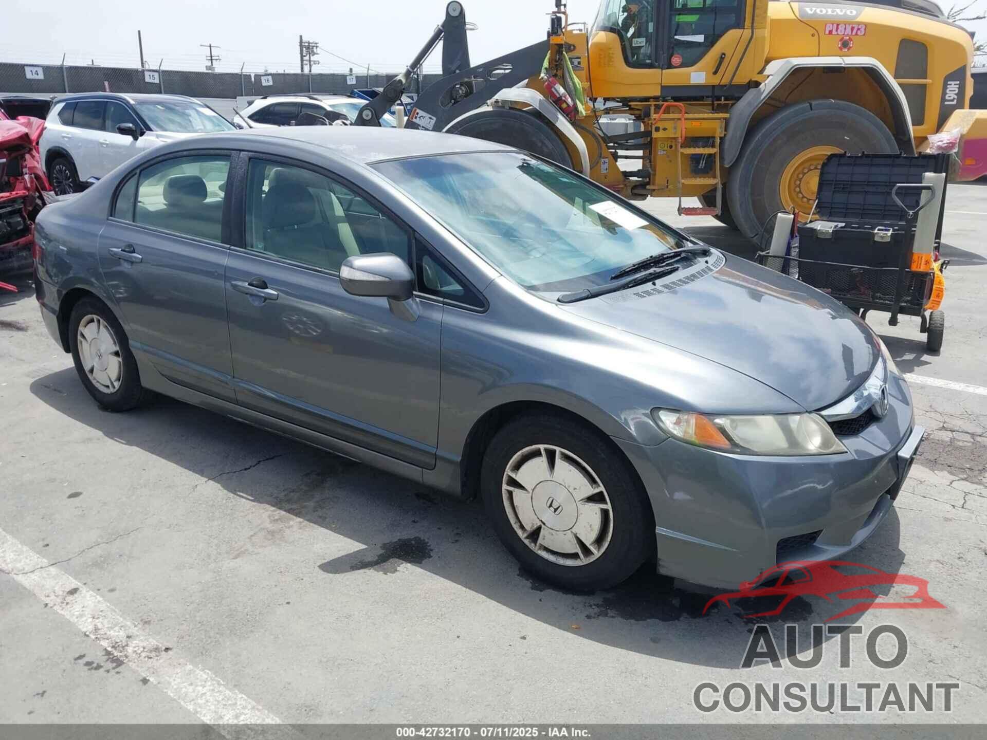 HONDA CIVIC HYBRID 2009 - JHMFA36209S007306