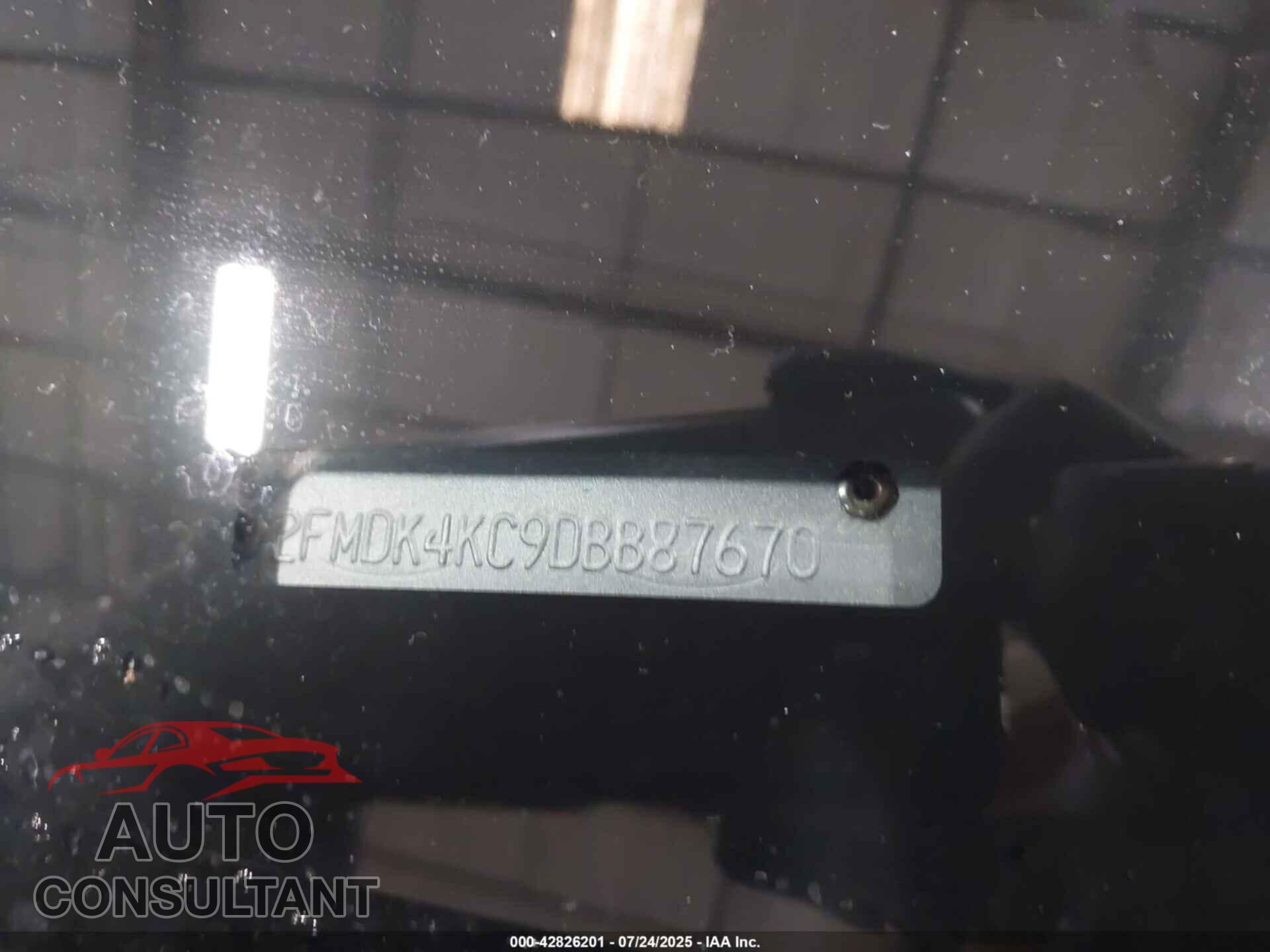 FORD EDGE 2013 - 2FMDK4KC9DBB87670