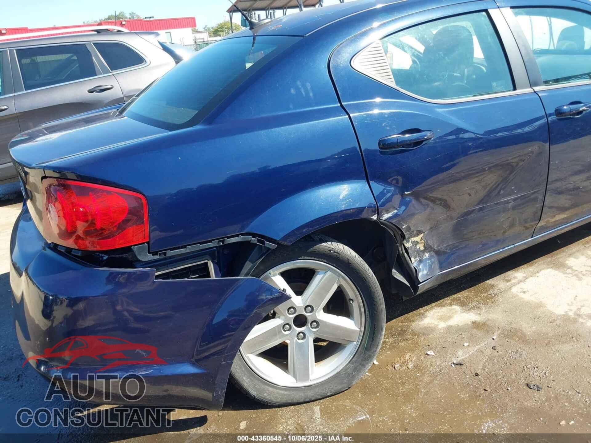 DODGE AVENGER 2013 - 1C3CDZAB5DN580929