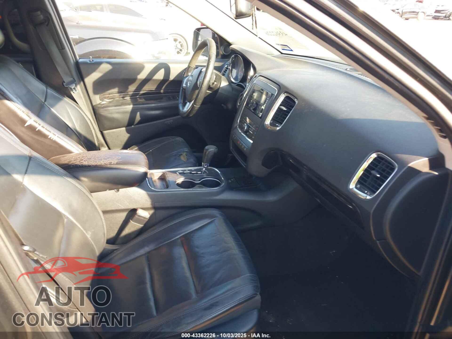 DODGE DURANGO 2011 - 1D4SD4GT3BC593135