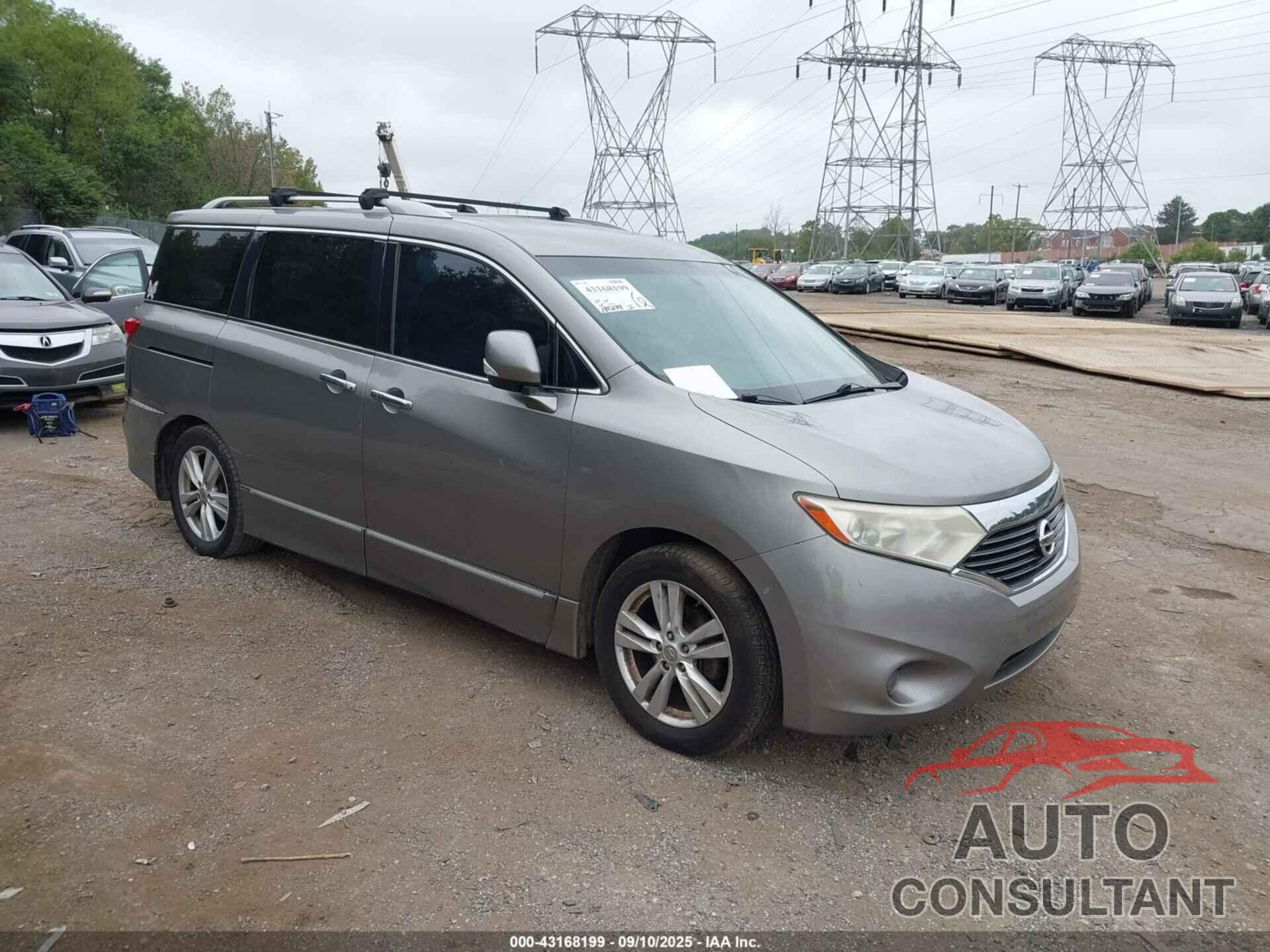 NISSAN QUEST 2012 - JN8AE2KP4C9034393