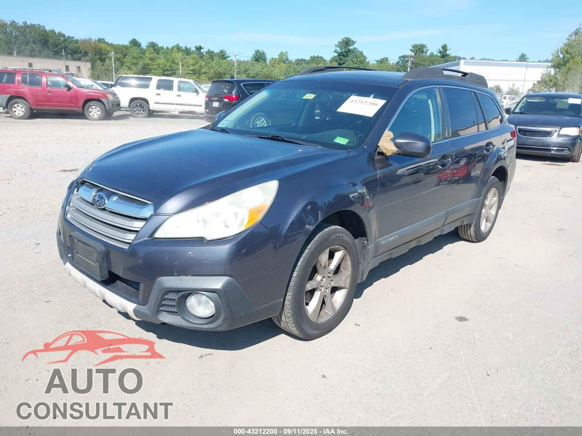 SUBARU OUTBACK 2013 - 4S4BRBLC9D3300927