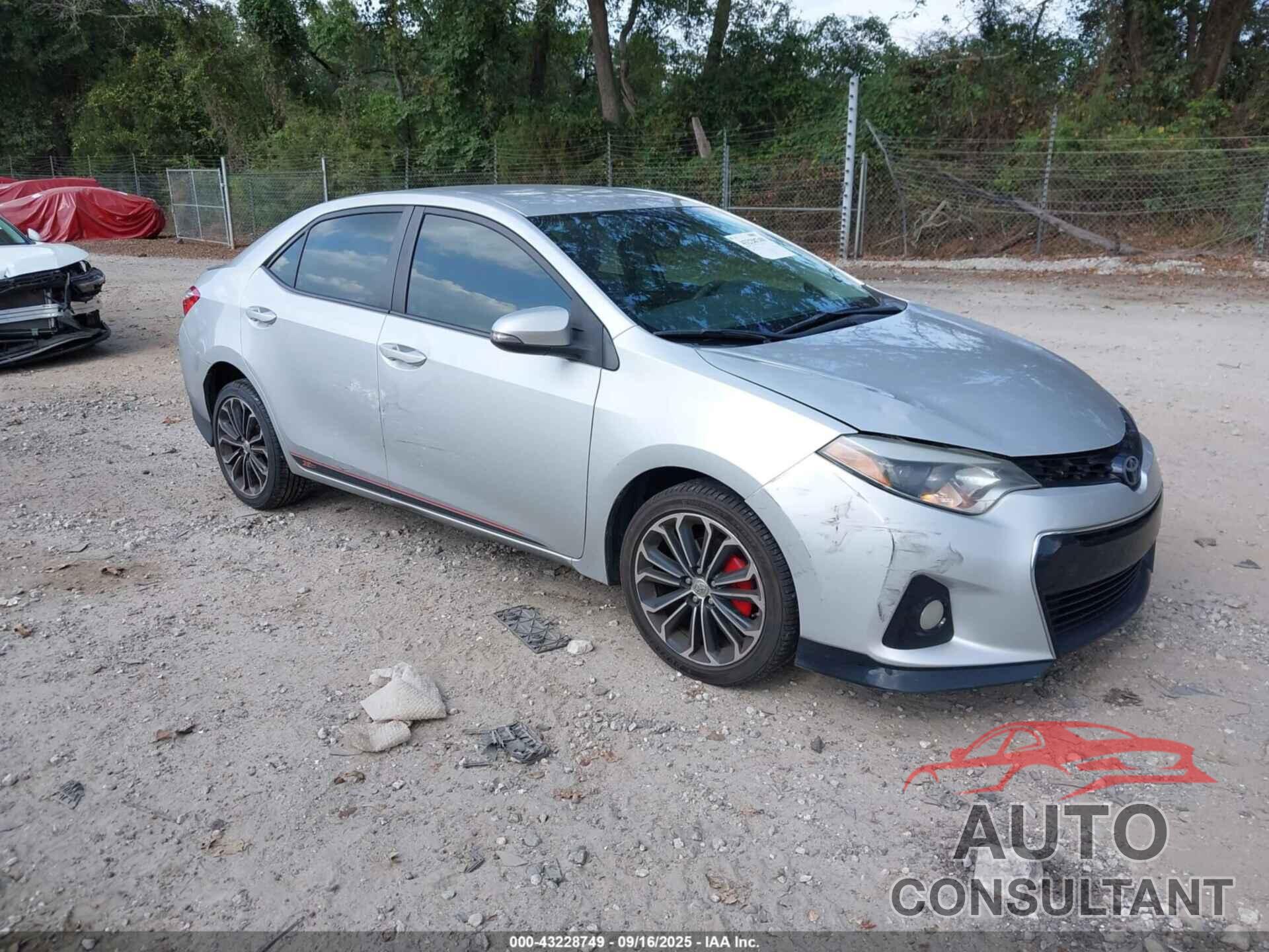 TOYOTA COROLLA 2016 - 5YFBURHE9GP397547