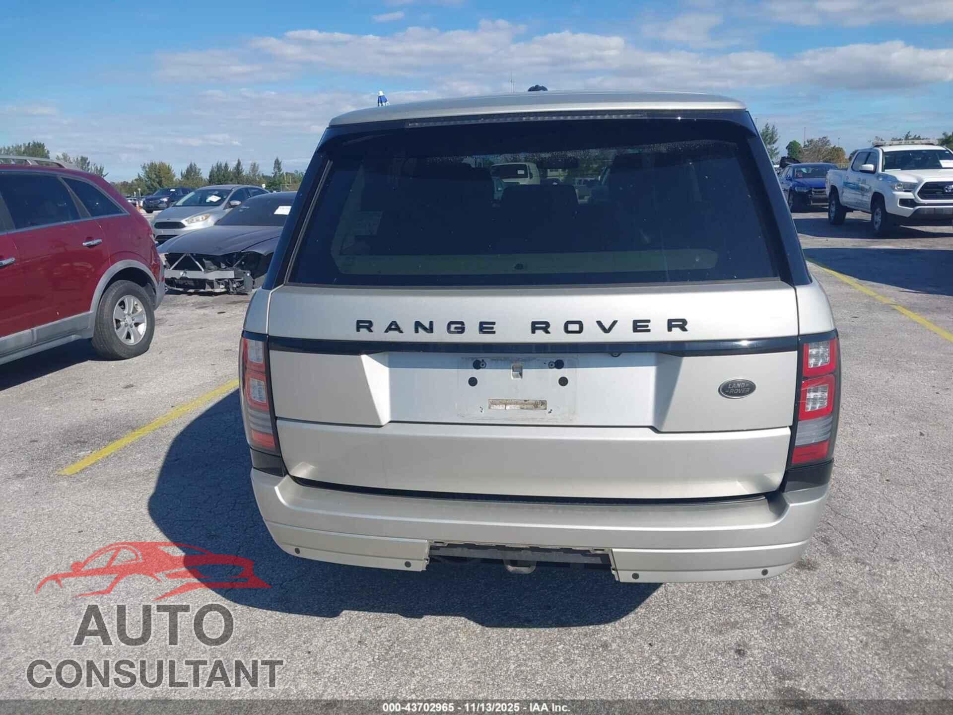 LAND ROVER RANGE ROVER 2014 - SALGS2WF1EA156249