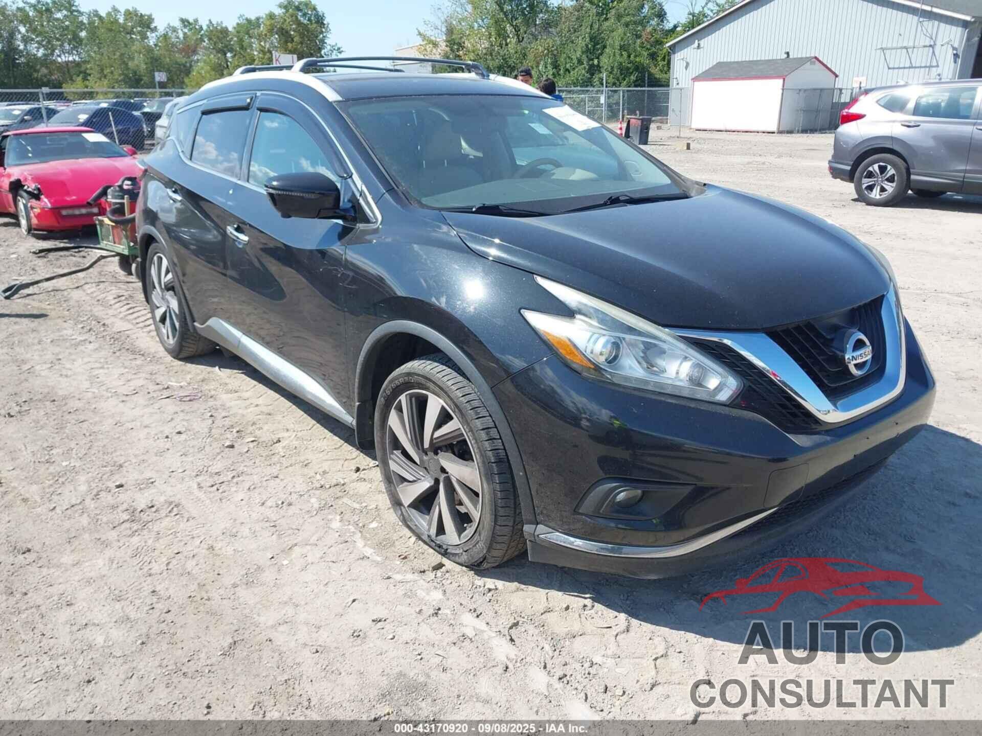 NISSAN MURANO 2016 - 5N1AZ2MHXGN138000