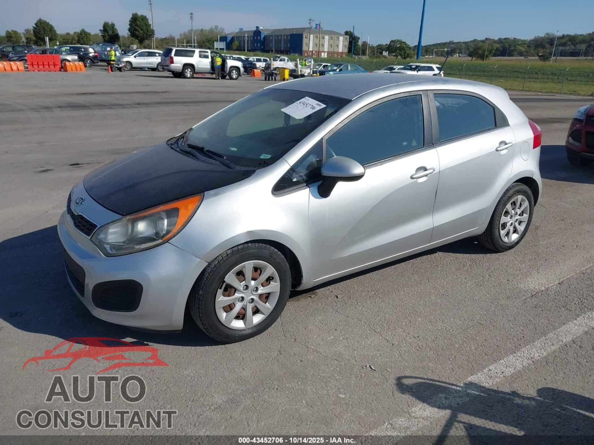KIA RIO5 2012 - KNADN5A38C6011304