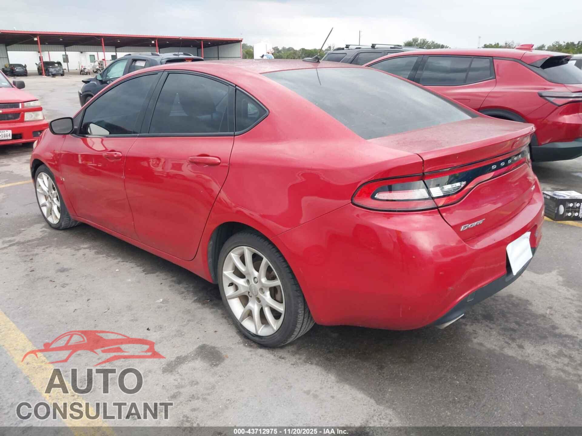 DODGE DART 2013 - 1C3CDFBA5DD342556