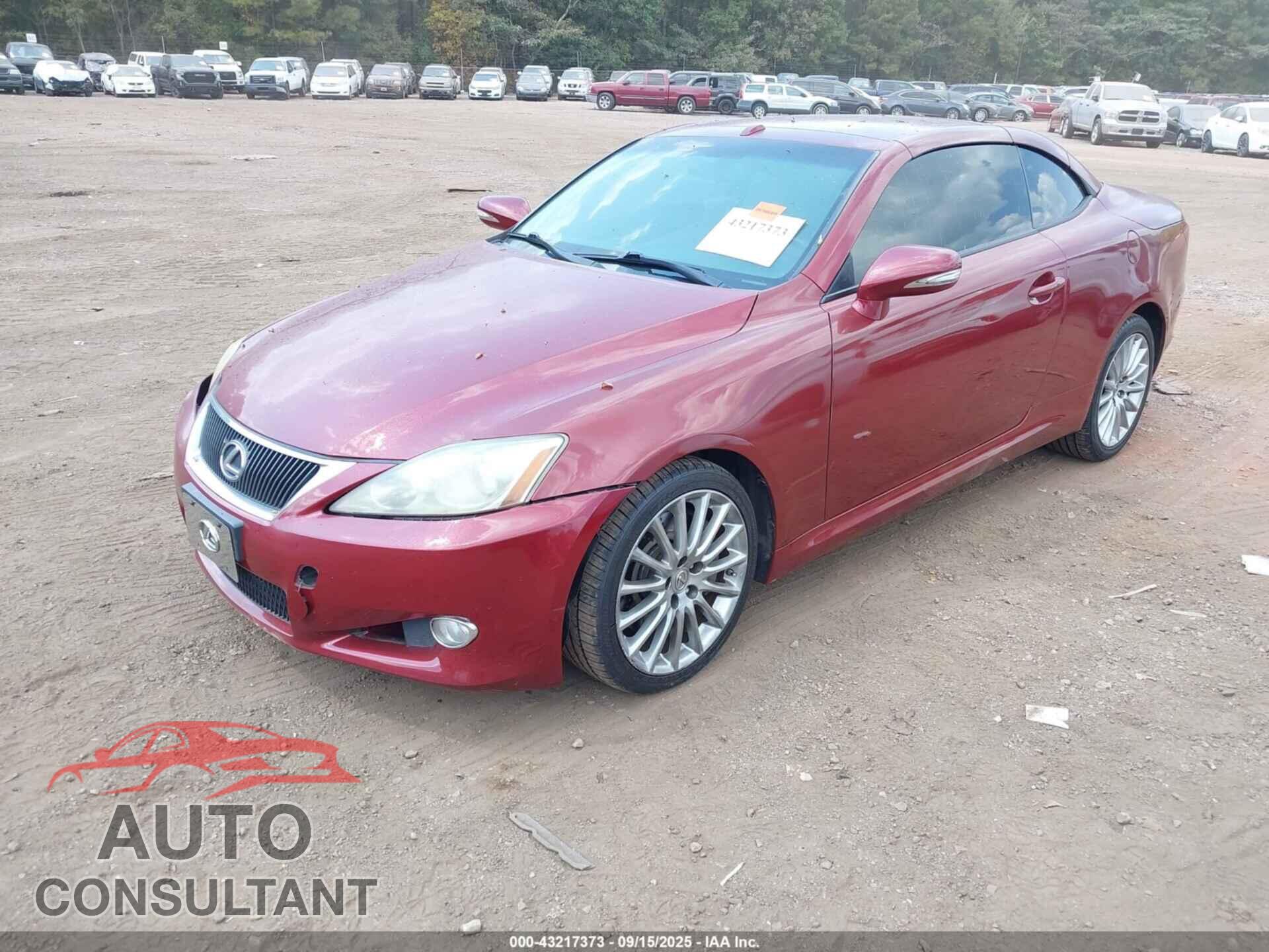 LEXUS IS 350C 2010 - JTHFE2C22A2500668
