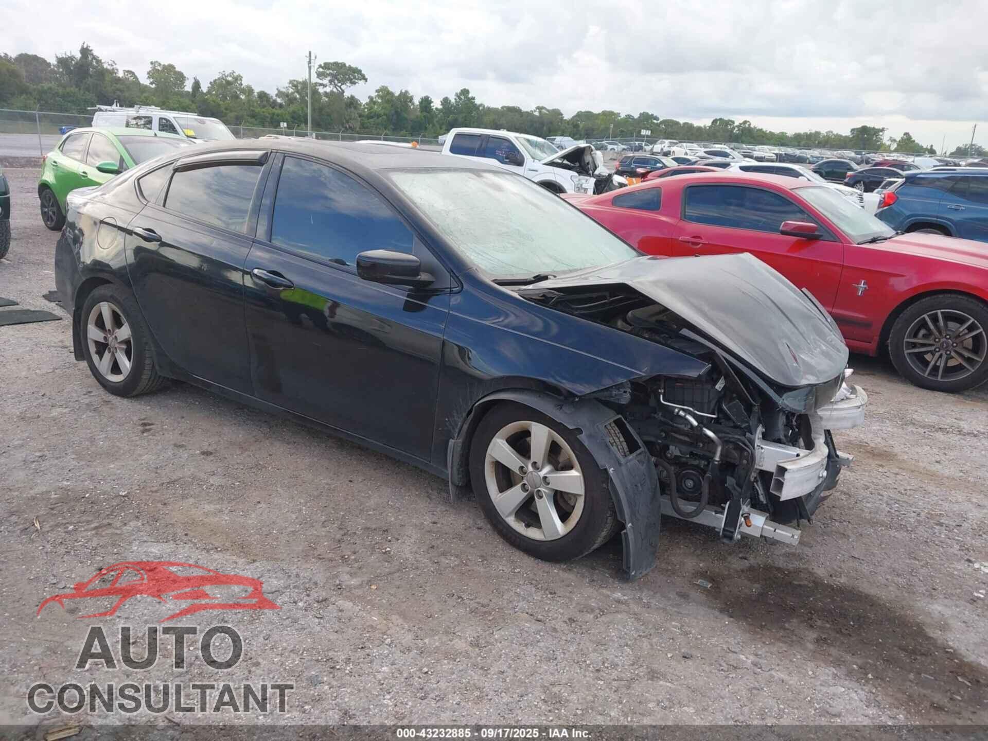 DODGE DART 2015 - 1C3CDFBB2FD363697