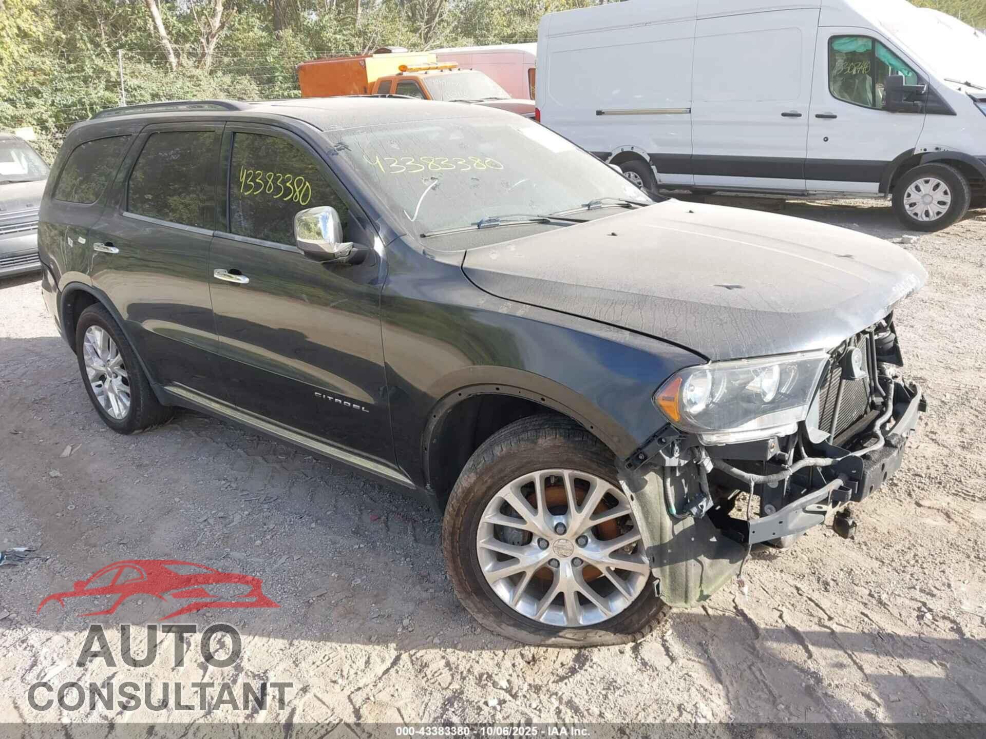 DODGE DURANGO 2012 - 1C4SDJET8CC278735