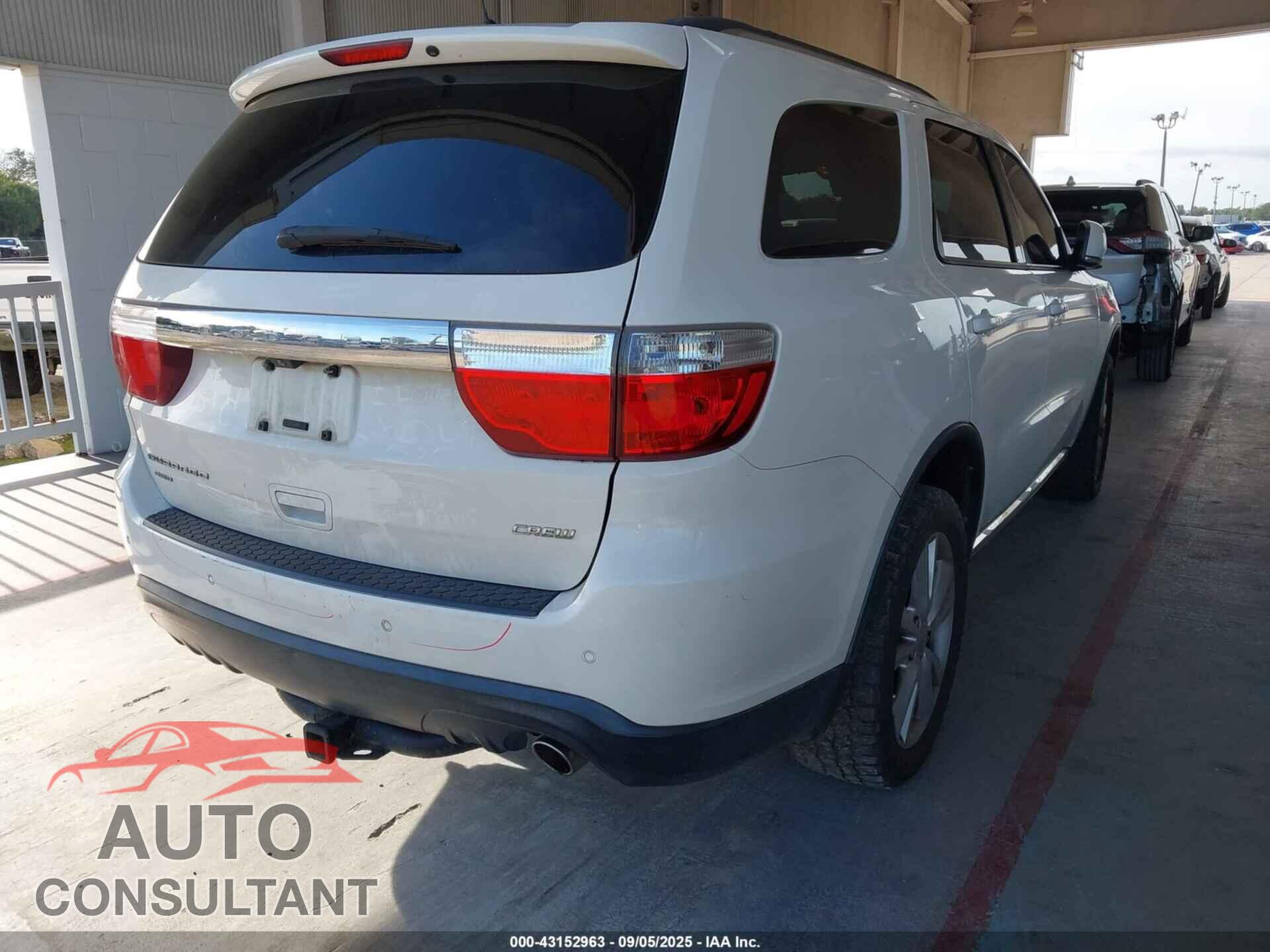 DODGE DURANGO 2012 - 1C4RDJDG4CC247808