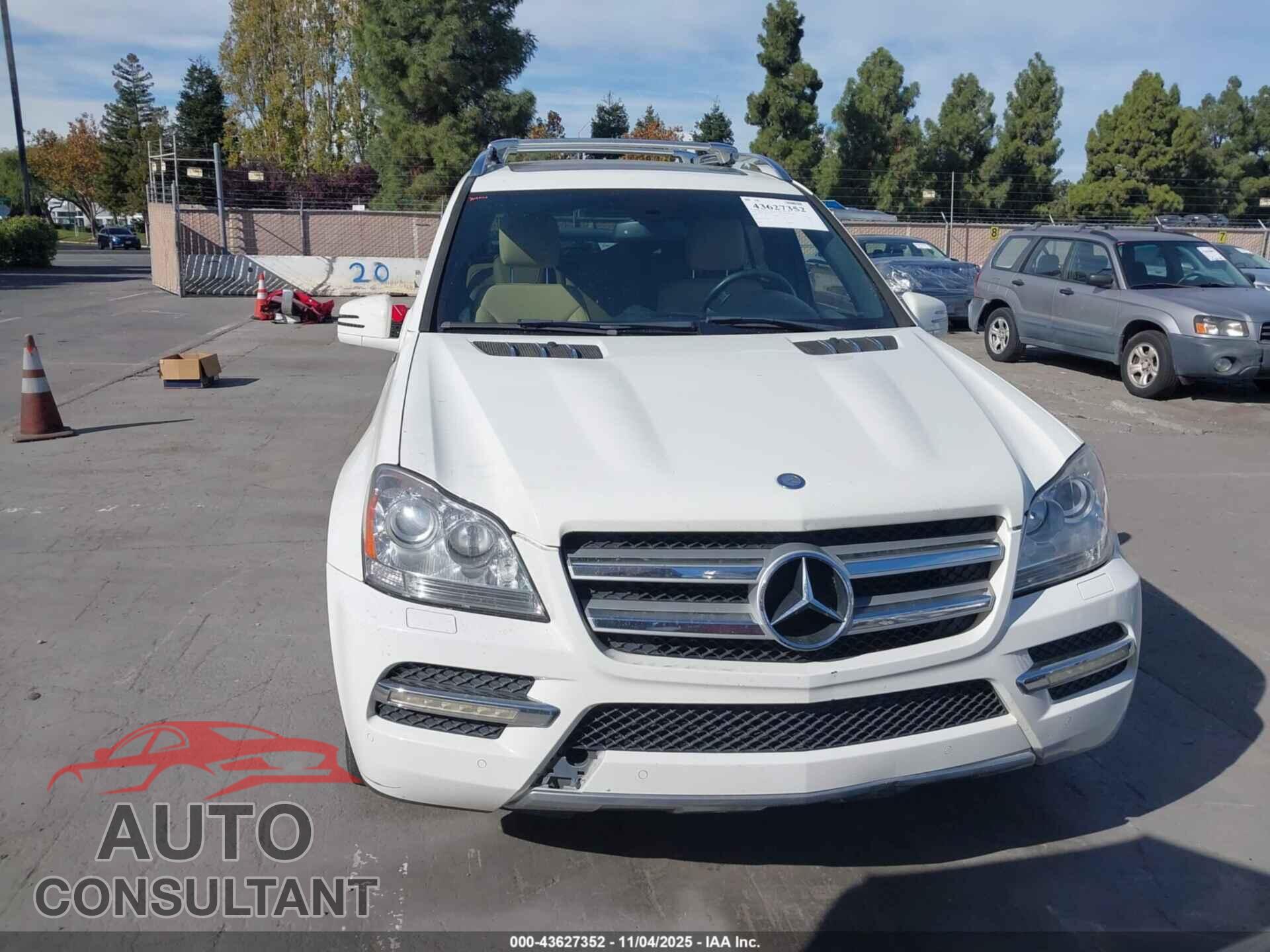 MERCEDES-BENZ GL 350 BLUETEC 2012 - 4JGBF2FE6CA767965