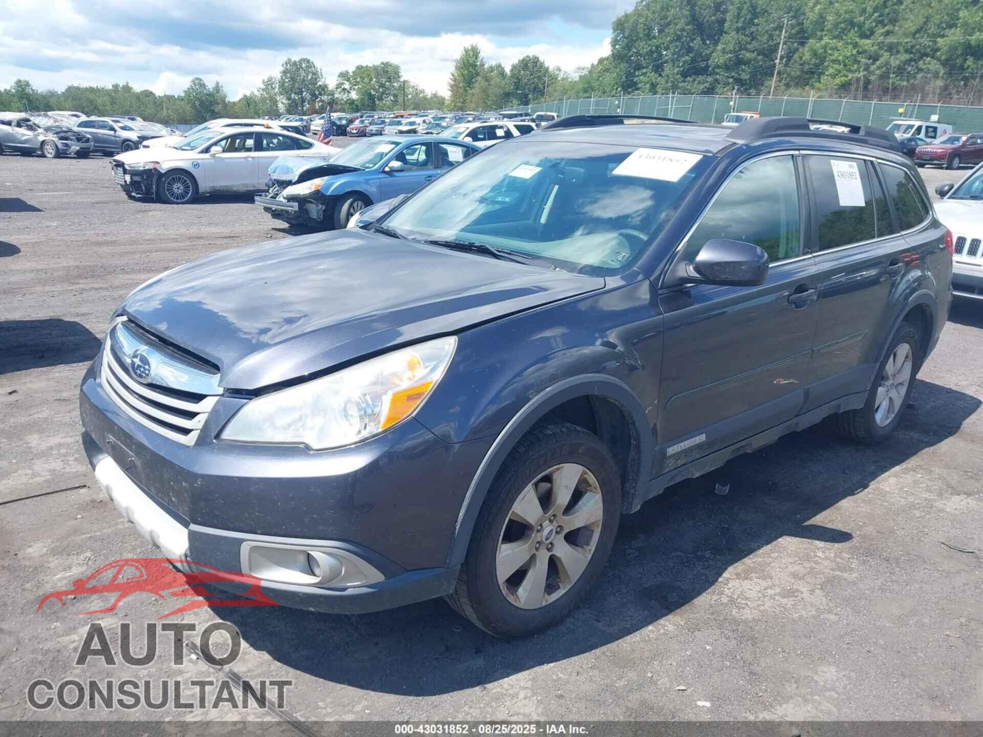 SUBARU OUTBACK 2012 - 4S4BRBKC6C3283178