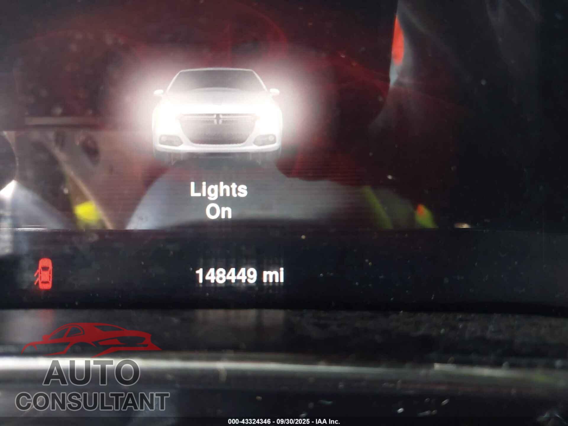 DODGE DART 2015 - 1C3CDFEB5FD213689