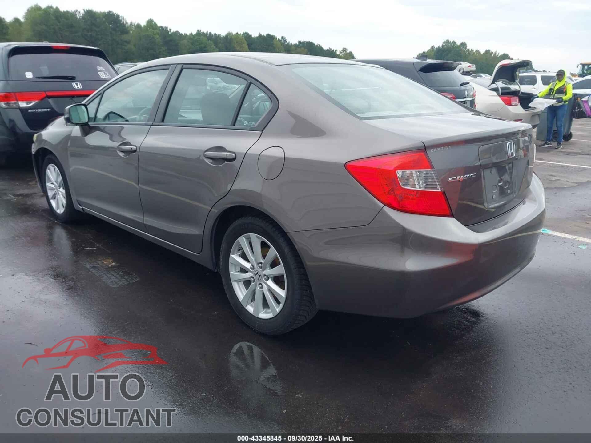 HONDA CIVIC 2012 - 19XFB2F88CE352171