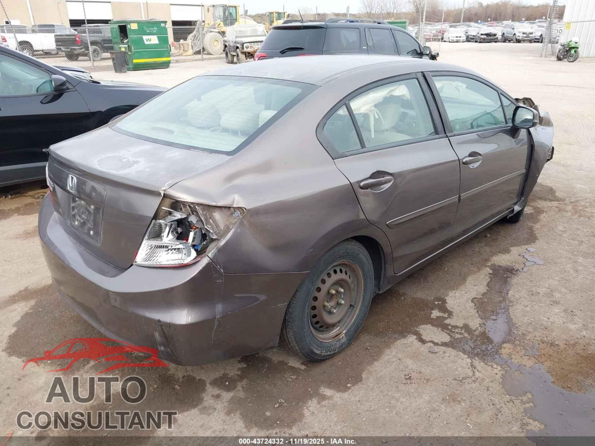 HONDA CIVIC 2012 - 2HGFB2F51CH550120