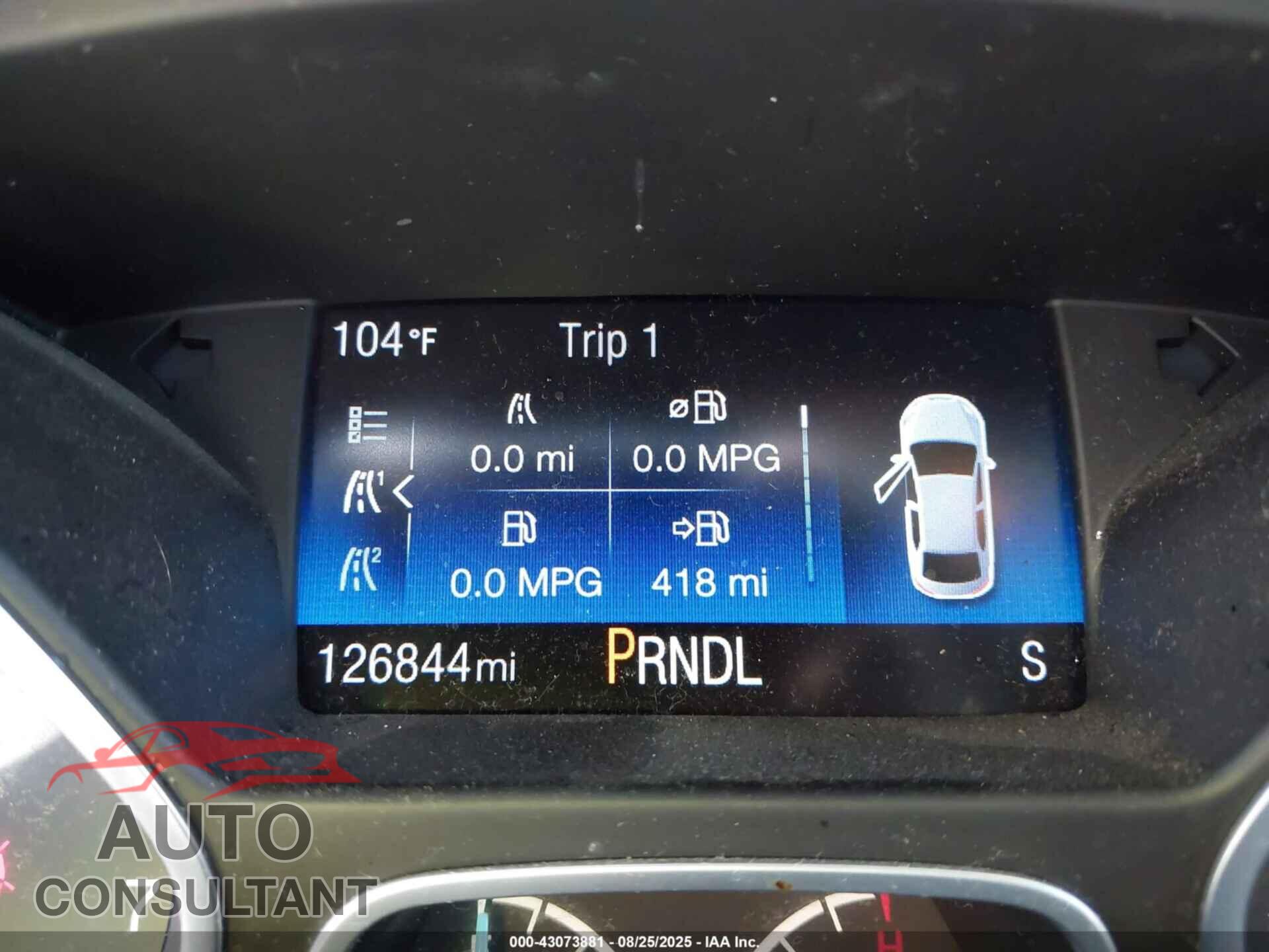 FORD FOCUS 2016 - 1FADP3F22GL314965