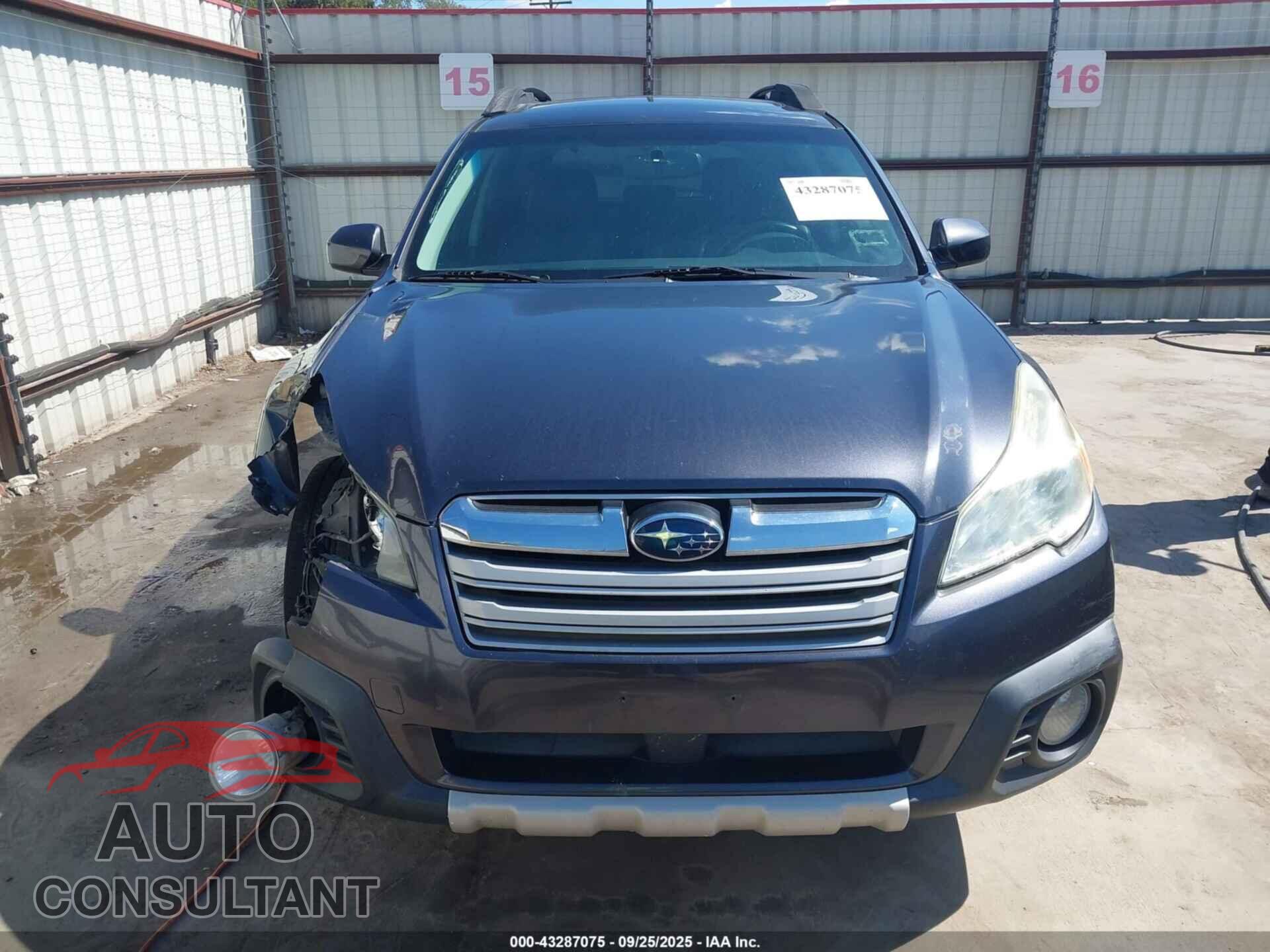SUBARU OUTBACK 2013 - 4S4BRCKC1D3291485