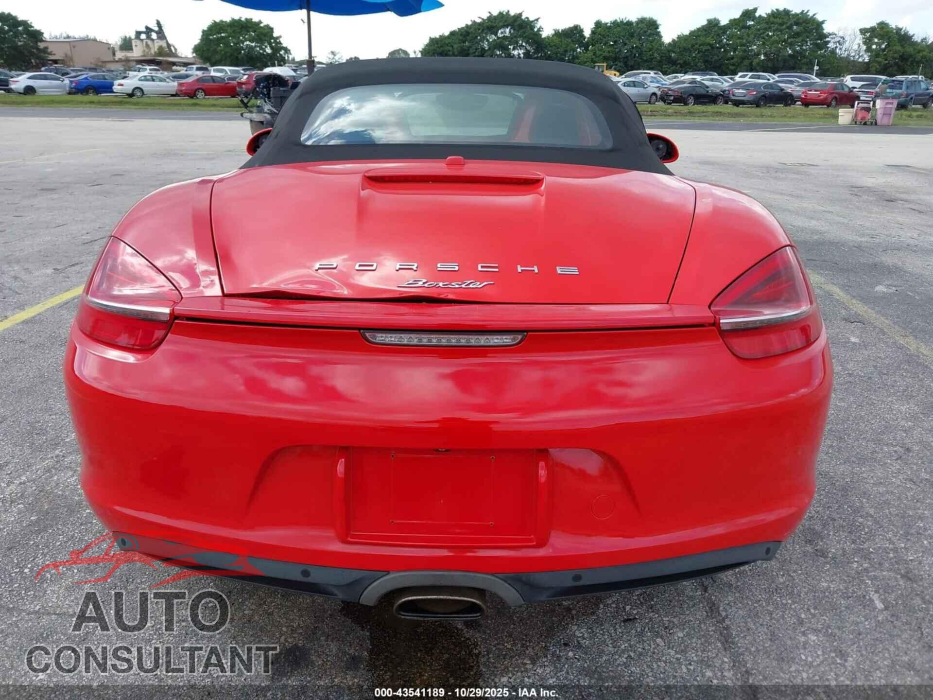 PORSCHE BOXSTER 2015 - WP0CA2A84FS120410