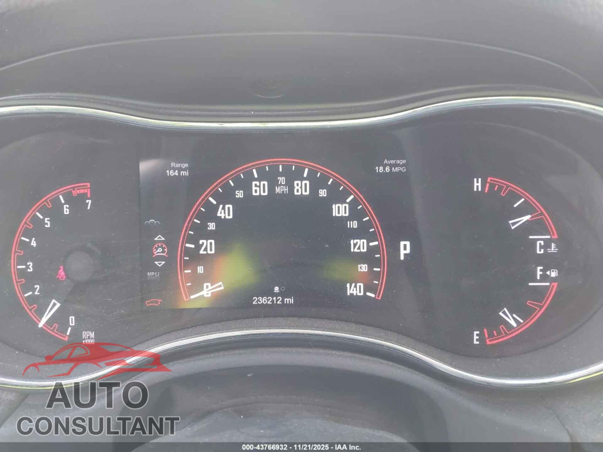 DODGE DURANGO 2014 - 1C4RDJAG3EC349589
